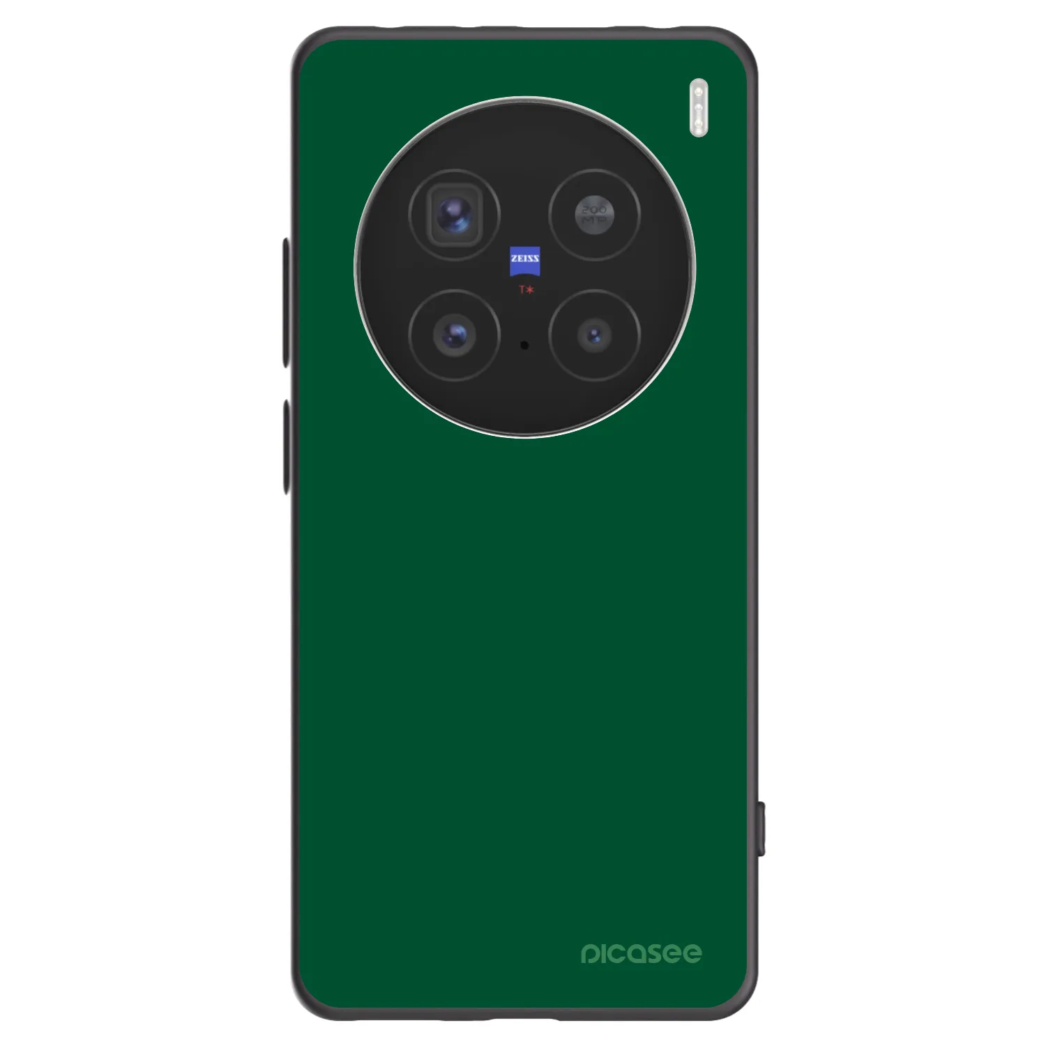 Picasee silikonový černý obal pro Vivo X200 Pro - Green Gleam