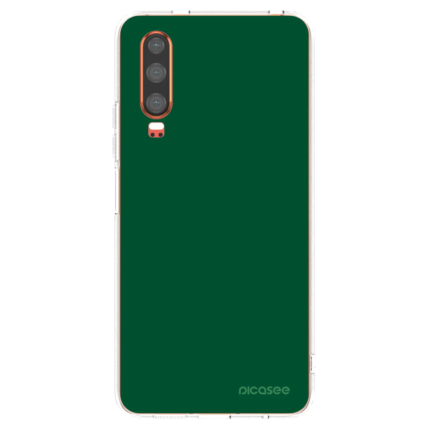 Picasee silikonový průhledný obal pro Huawei P30 - Green Gleam