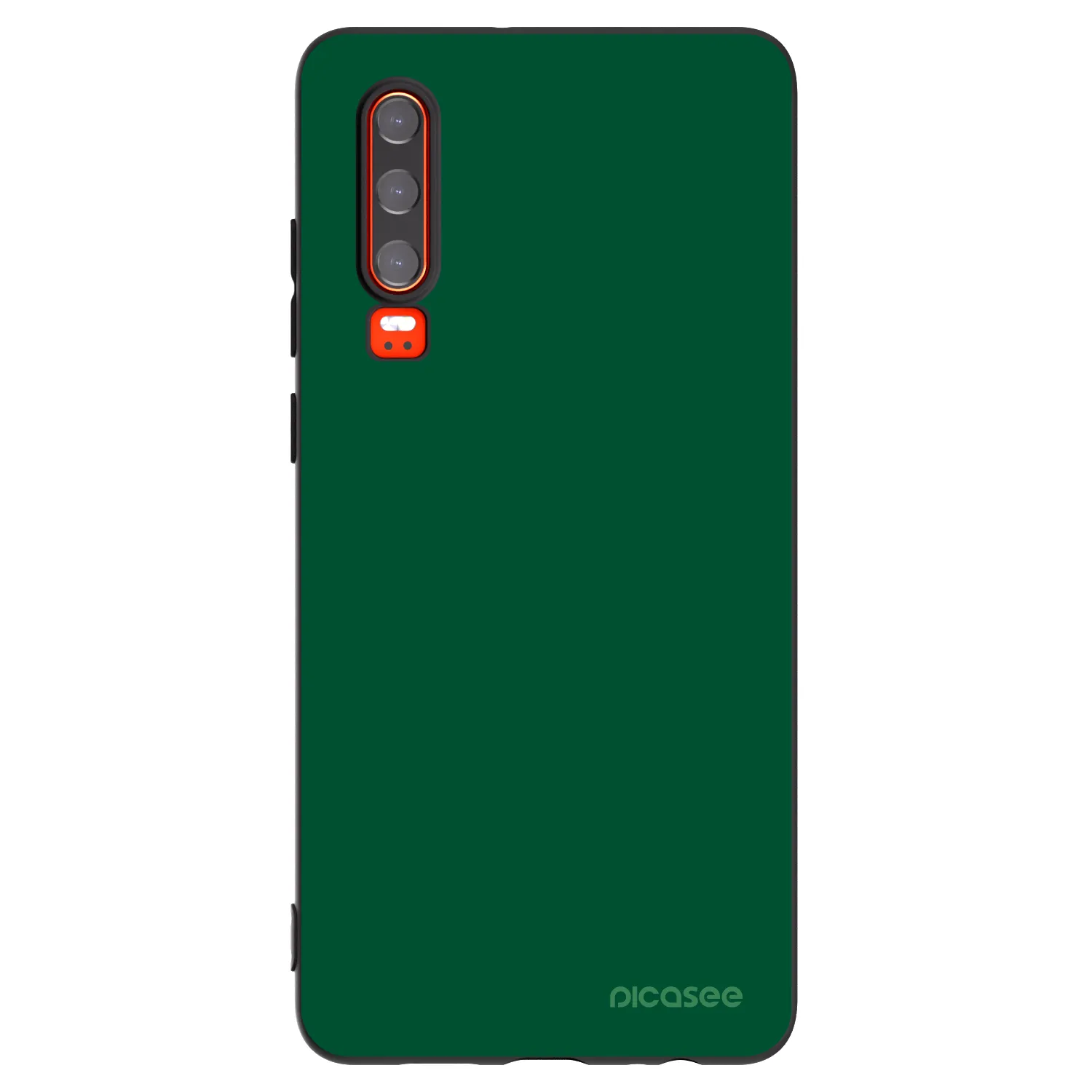 Picasee silikonový černý obal pro Huawei P30 - Green Gleam