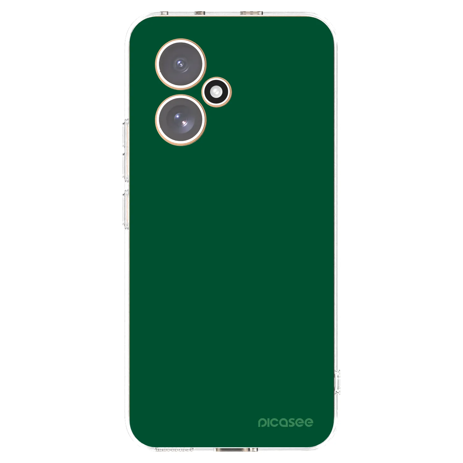 Picasee silikonový průhledný obal pro Honor 400 5G - Green Gleam