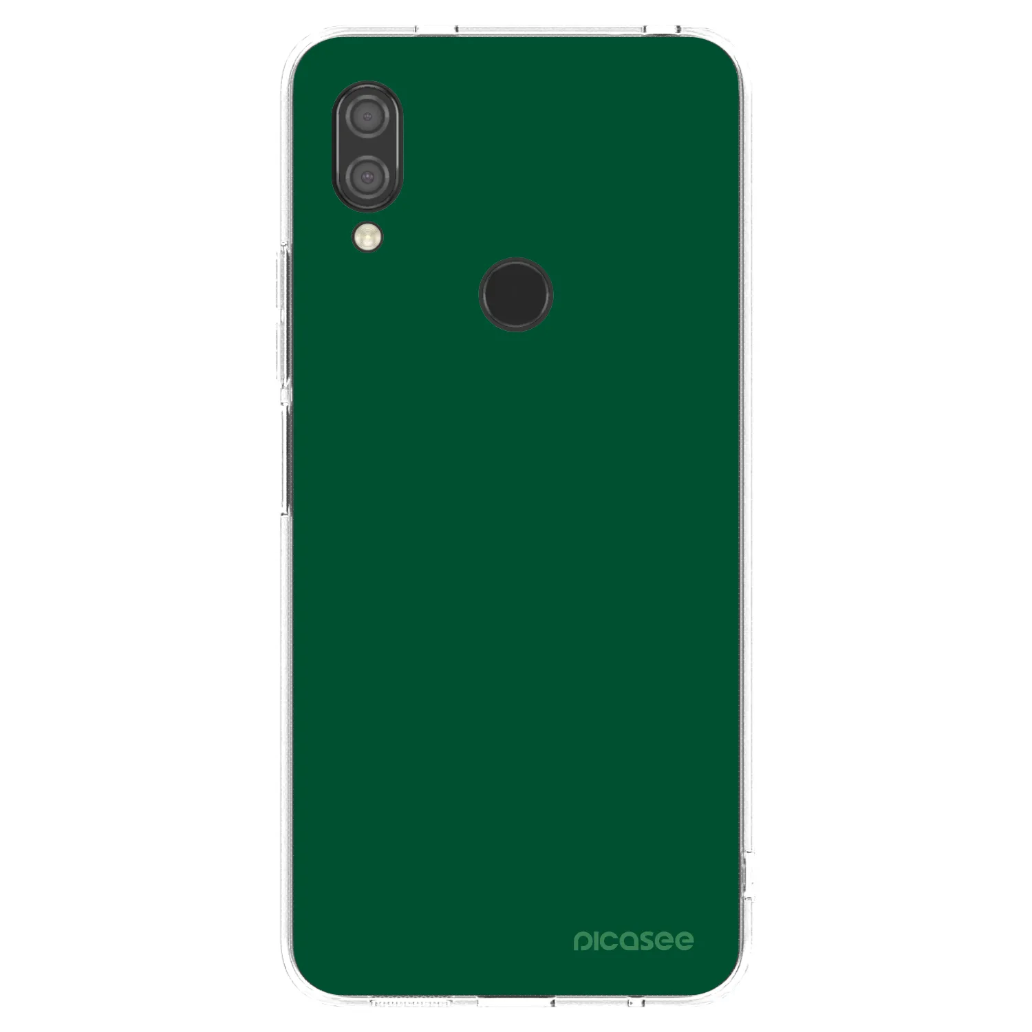 Picasee silikonový průhledný obal pro Xiaomi Redmi 7 - Green Gleam