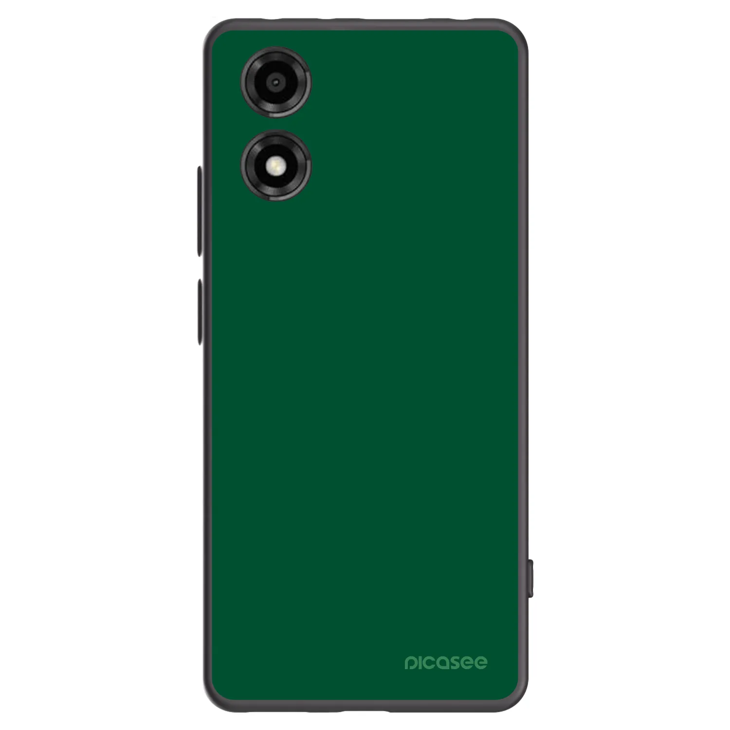 Picasee silikonový černý obal pro Motorola Moto E14 - Green Gleam