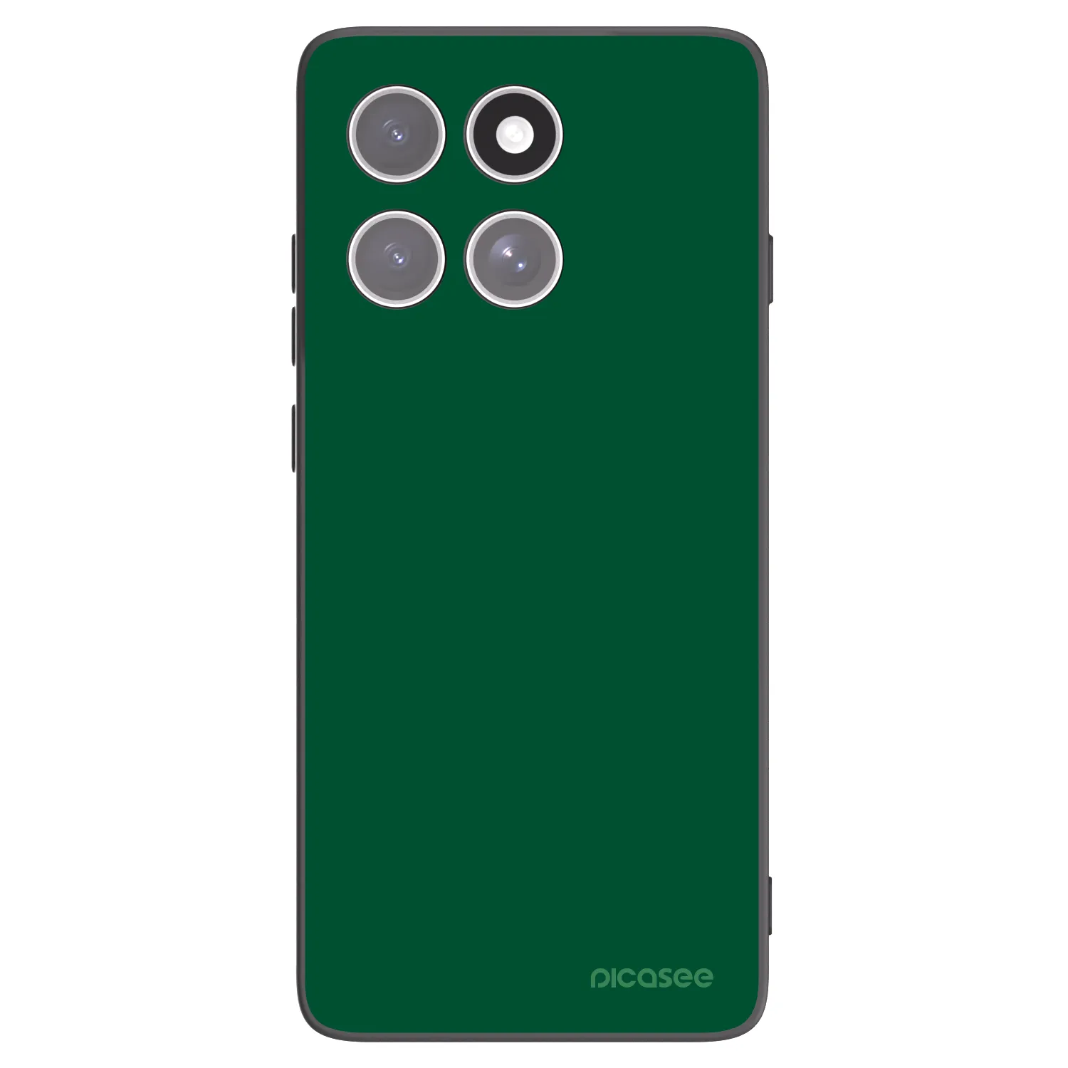 Picasee silikonový černý obal pro Motorola Edge 60 Pro - Green Gleam