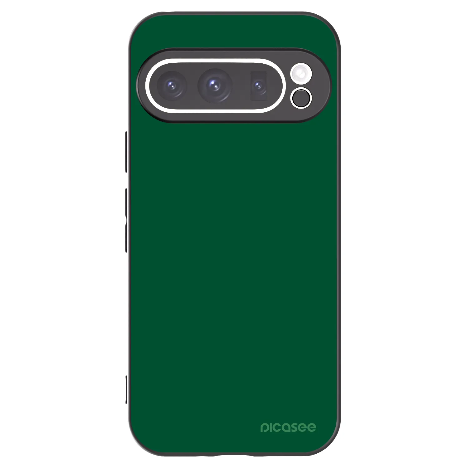 Picasee silikonový černý obal pro Google Pixel 9 Pro XL - Green Gleam