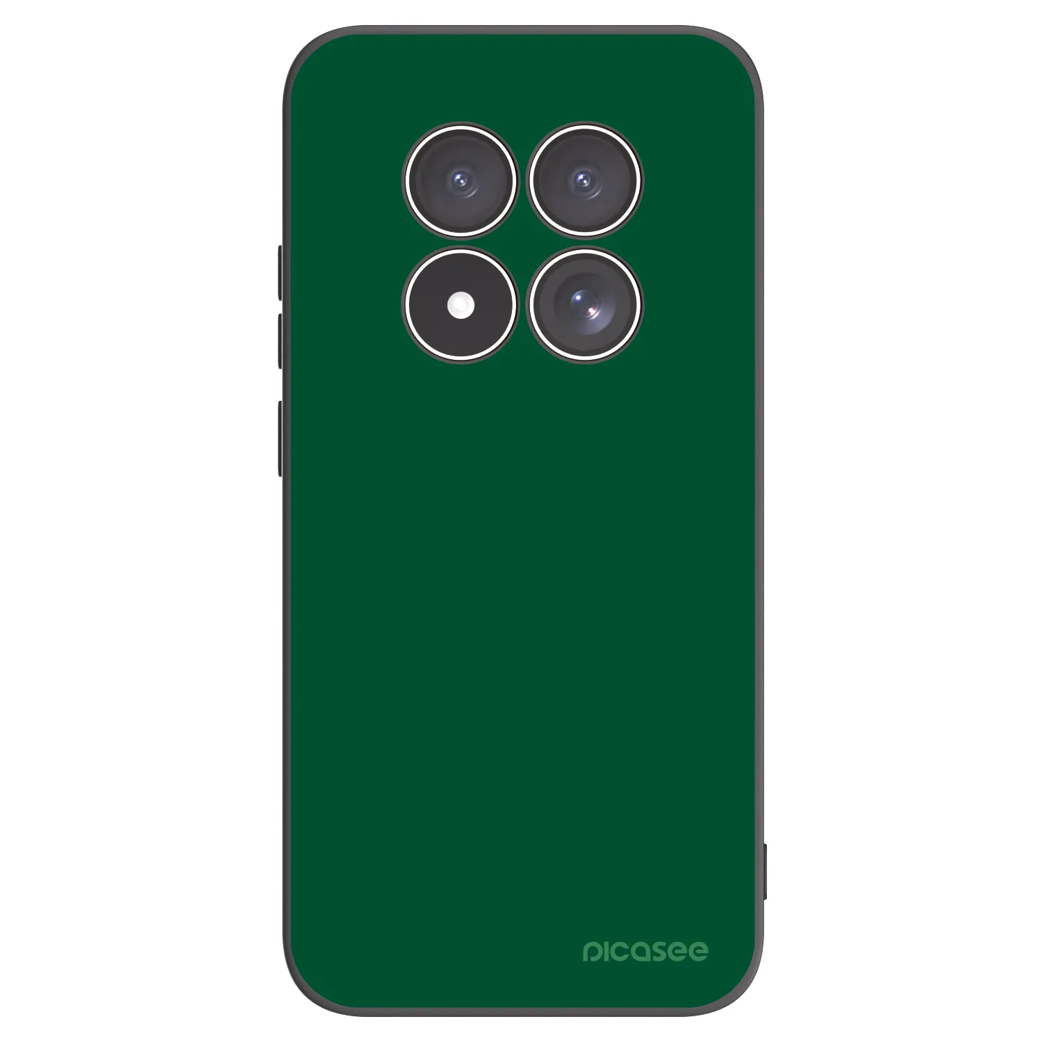 Picasee silikonový černý obal pro Xiaomi Redmi Note 15 Pro 4G - Green Gleam