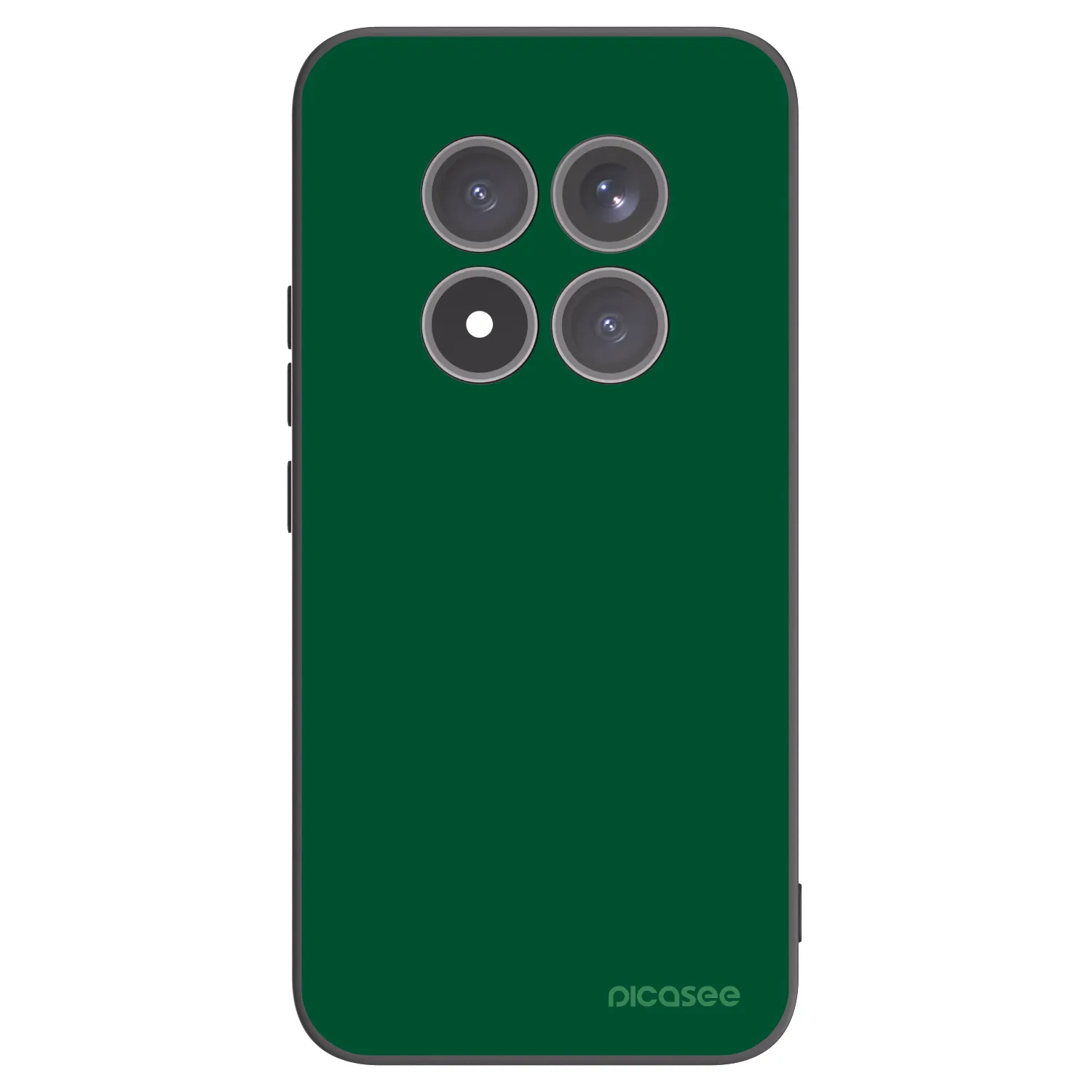 Picasee silikonový černý obal pro Xiaomi Redmi Note 15 Pro+ - Green Gleam