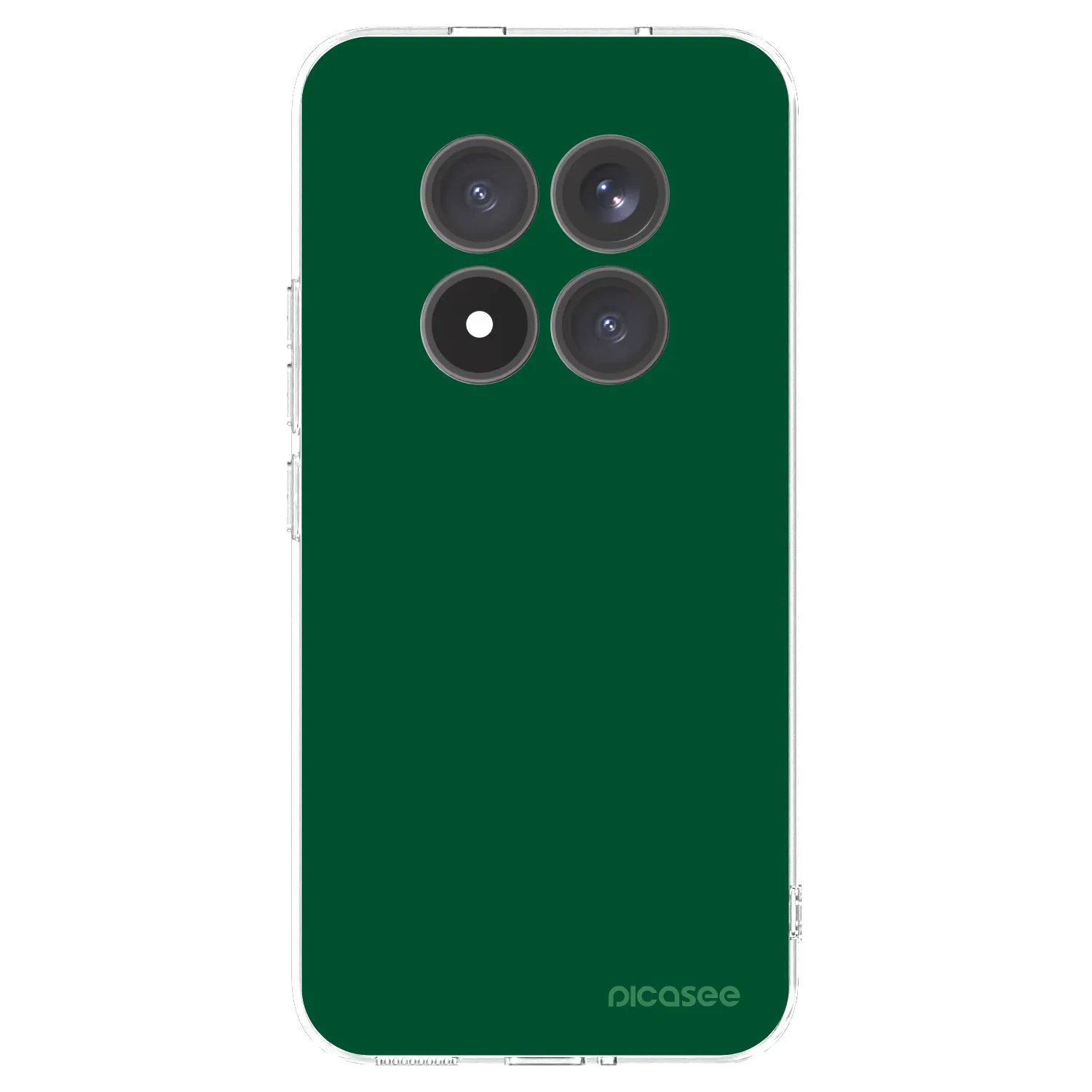 Picasee silikonový průhledný obal pro Xiaomi Redmi Note 15 Pro+ - Green Gleam