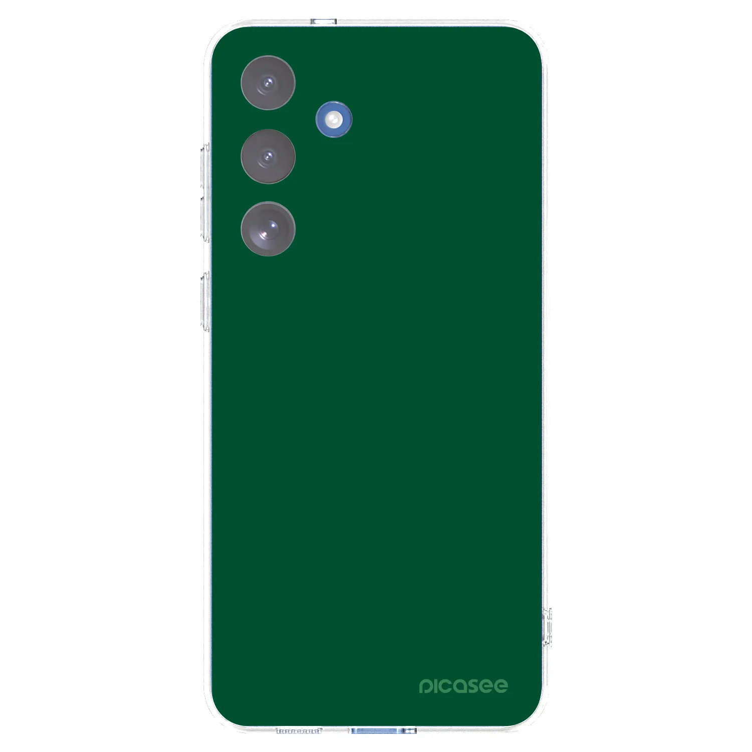 Picasee silikonový průhledný obal pro Samsung Galaxy S25 FE 5G - Green Gleam