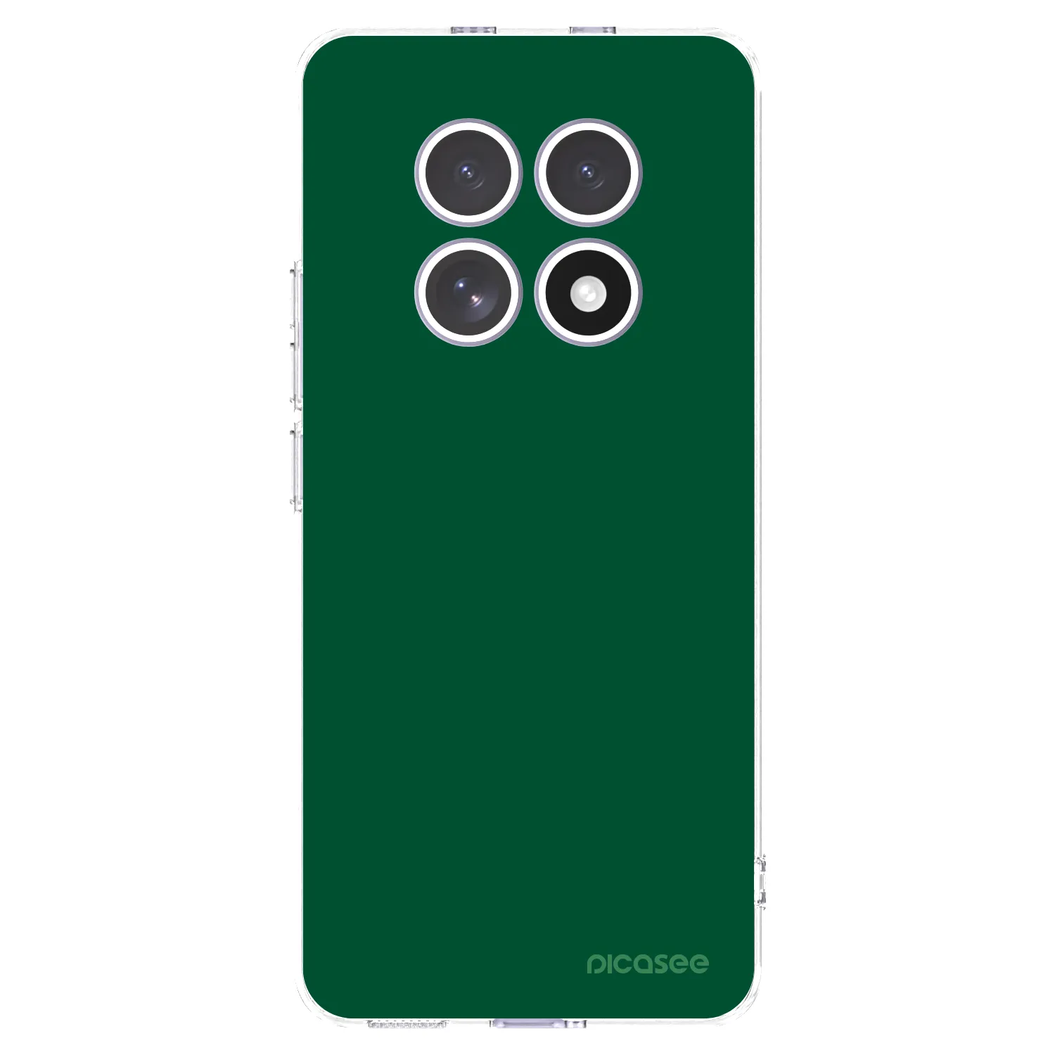 Picasee silikonový průhledný obal pro Xiaomi Redmi Note 15 - Green Gleam