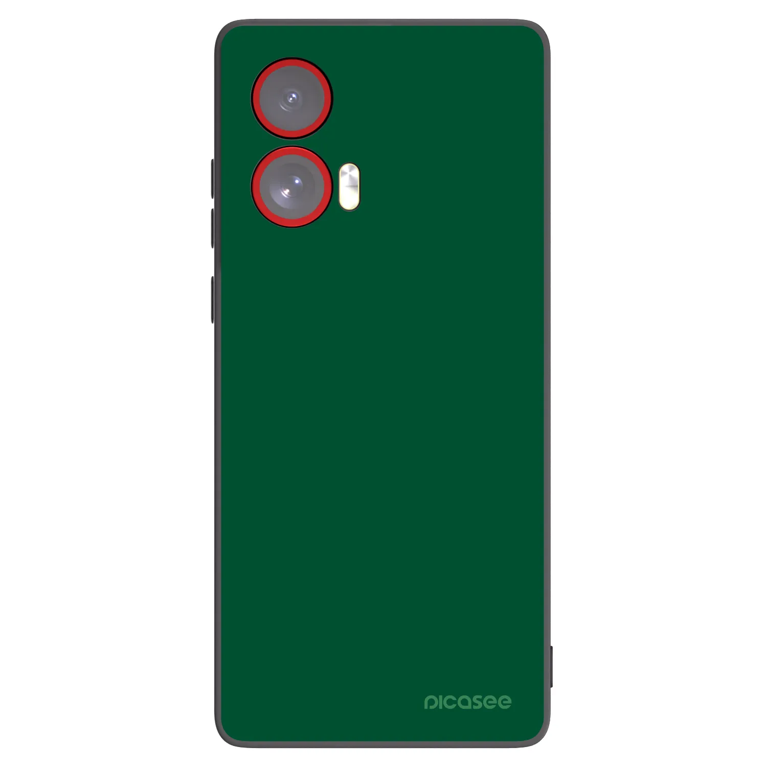 Picasee silikonový černý obal pro Motorola Edge 50 Fusion - Green Gleam