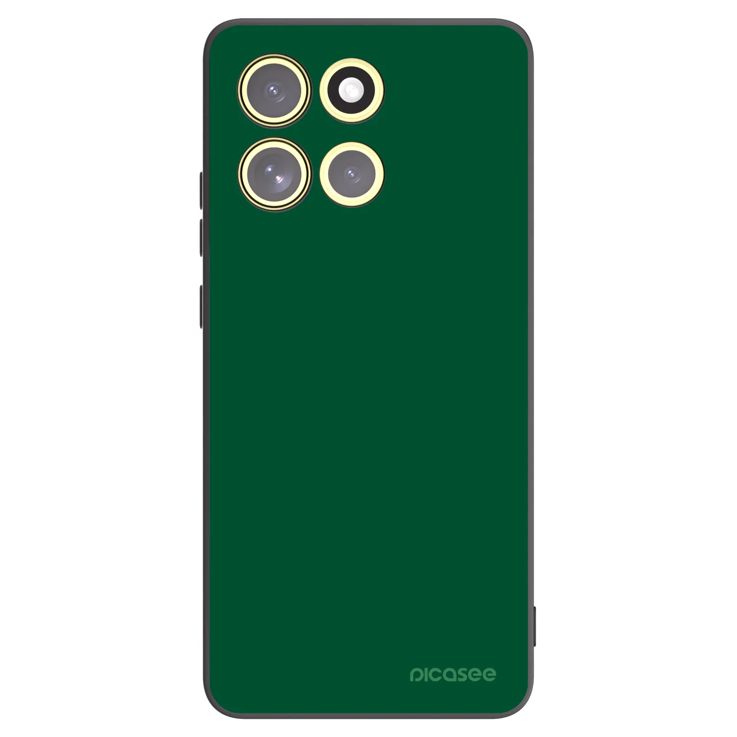 Picasee silikonový černý obal pro Motorola Moto G86 Power 5G - Green Gleam