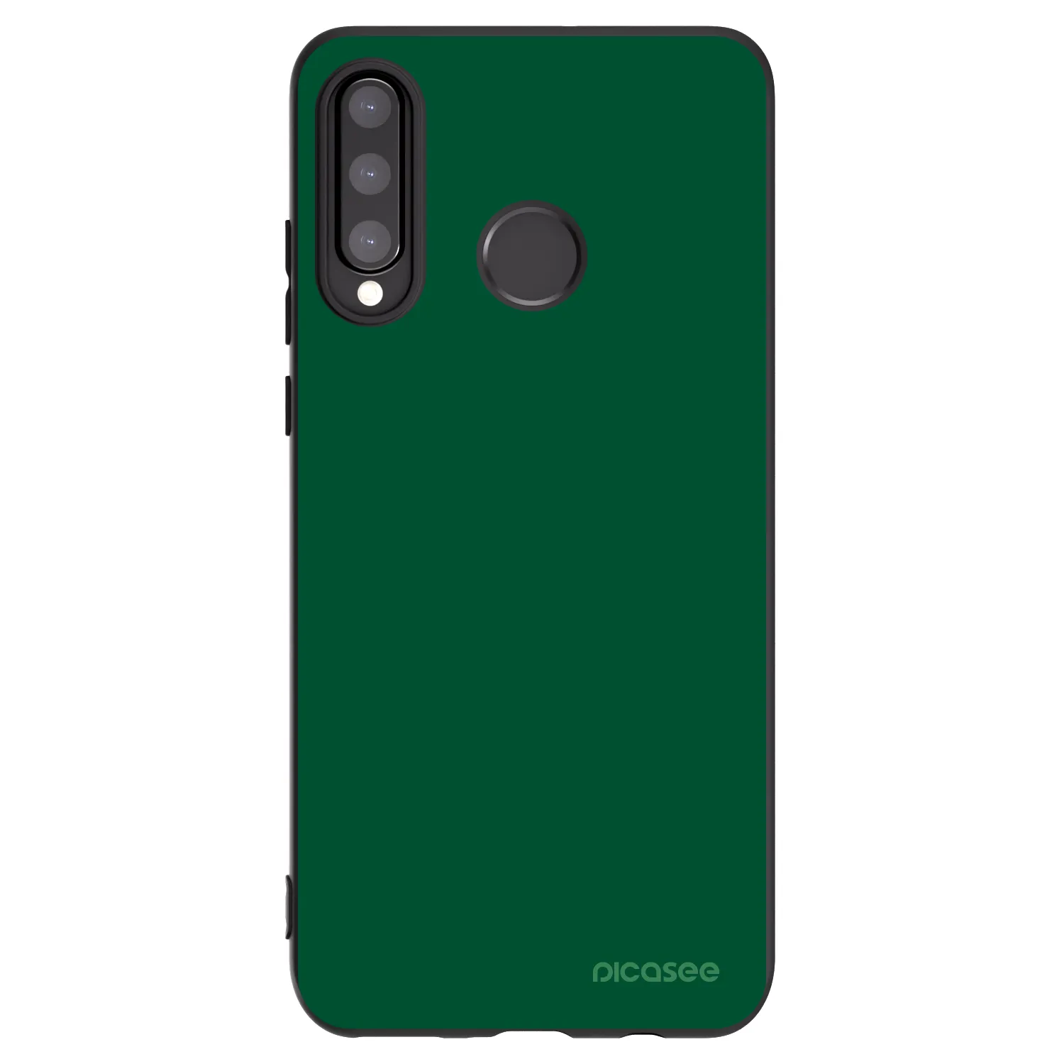 Picasee silikonový černý obal pro Huawei P30 Lite - Green Gleam