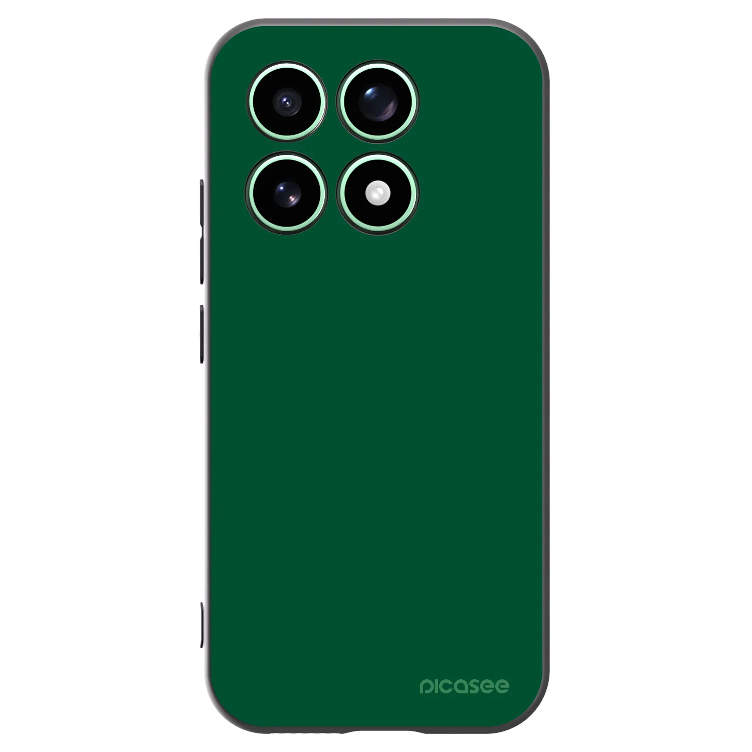Picasee silikonový černý obal pro Xiaomi 17 - Green Gleam