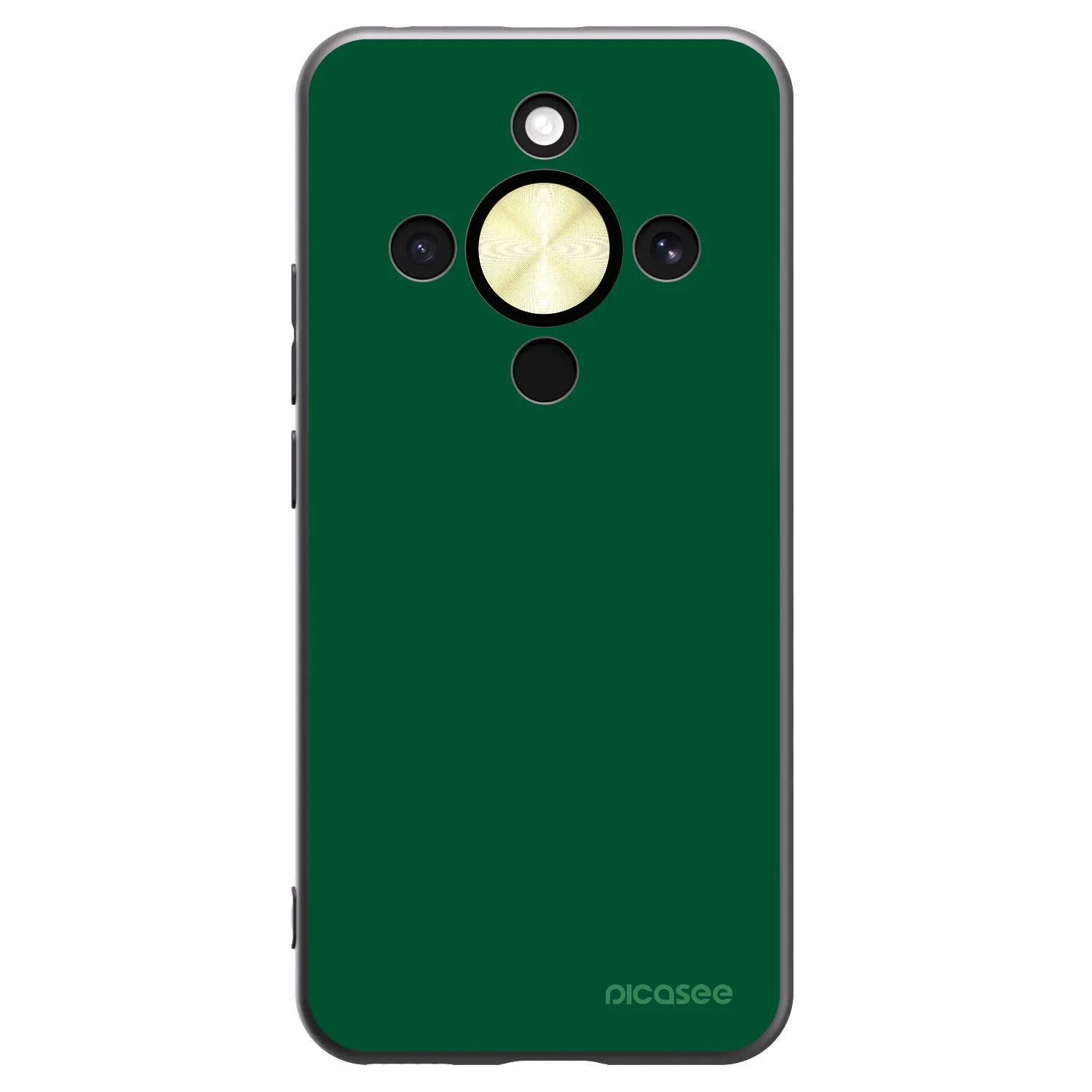 Picasee silikonový černý obal pro Honor Magic8 Lite 5G - Green Gleam