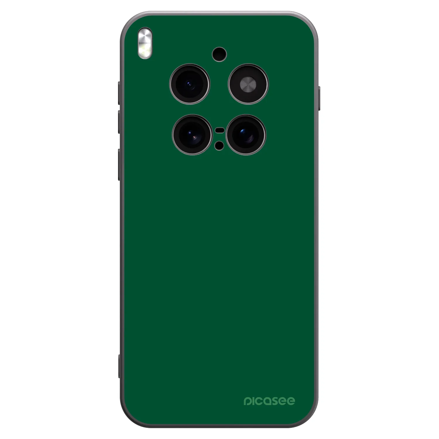 Picasee silikonový černý obal pro Vivo X300 Pro - Green Gleam