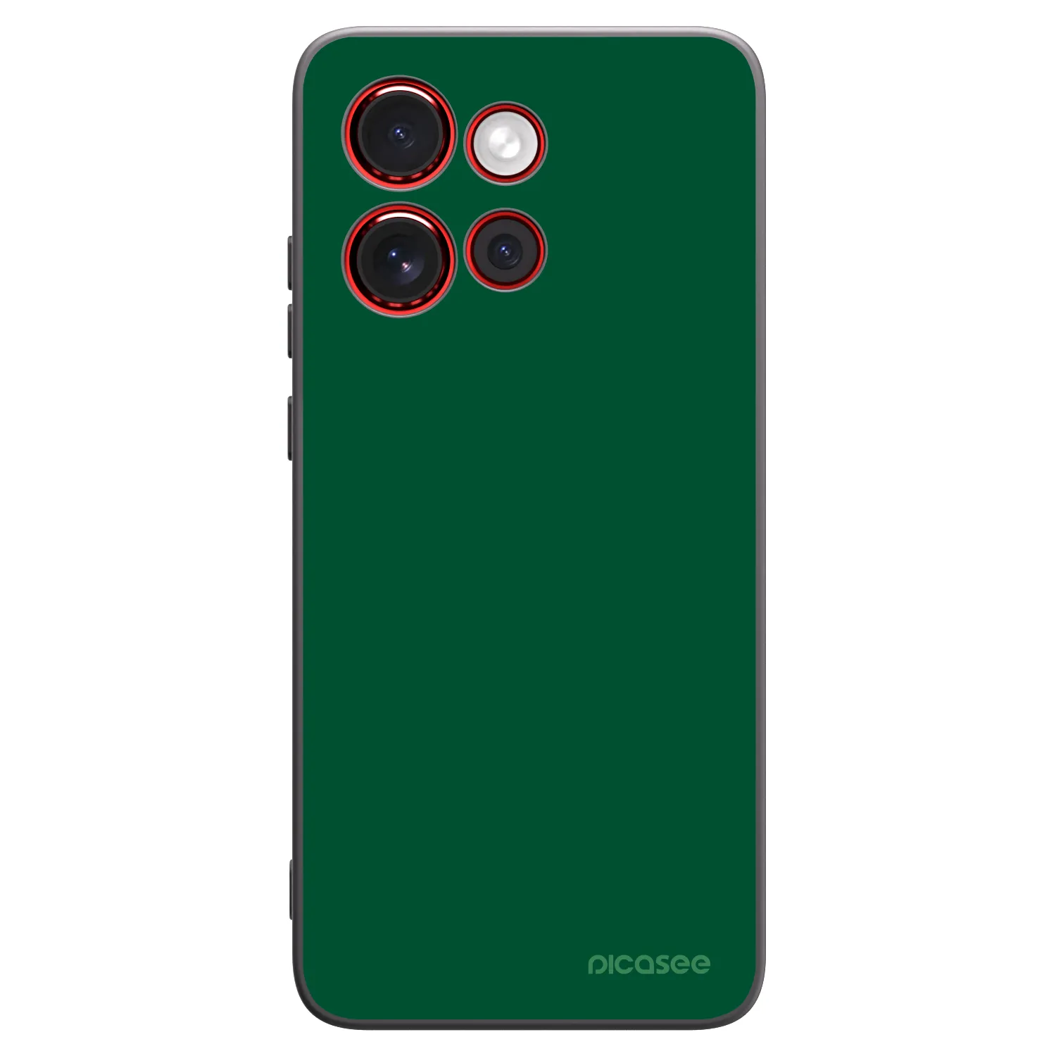 Picasee silikonový černý obal pro Motorola Edge 60 Neo 5G - Green Gleam