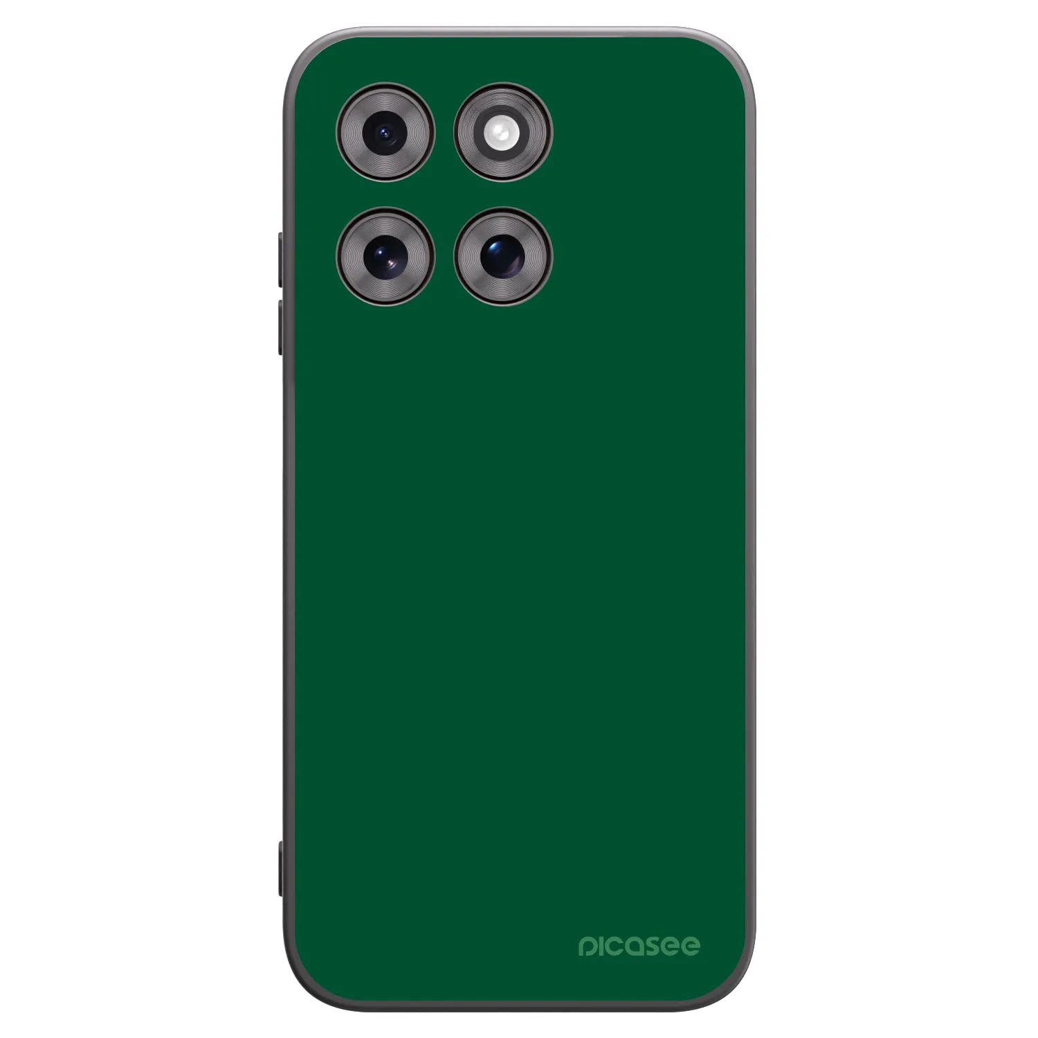 Picasee silikonový černý obal pro Motorola Moto G77 - Green Gleam