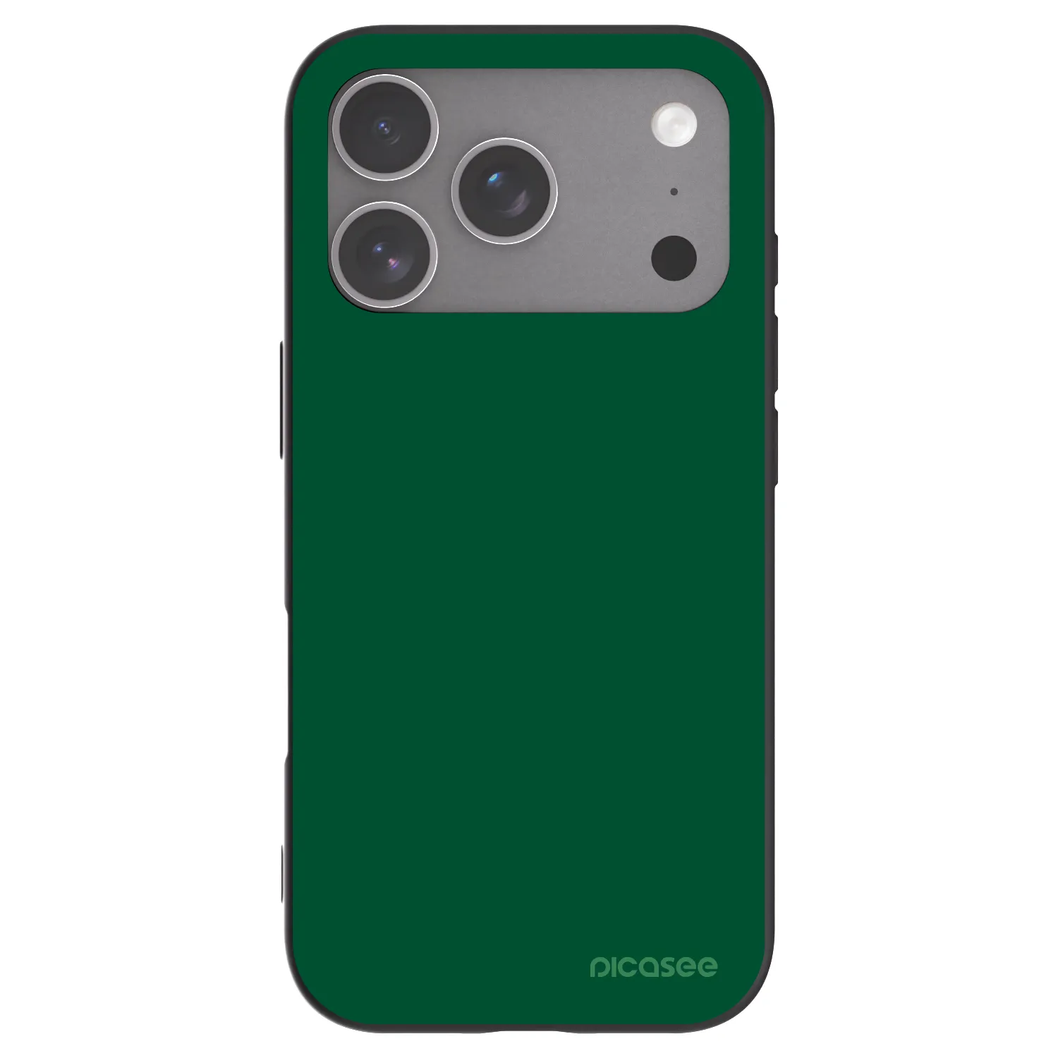 Picasee silikonový černý obal pro Apple iPhone 18 Pro - Green Gleam