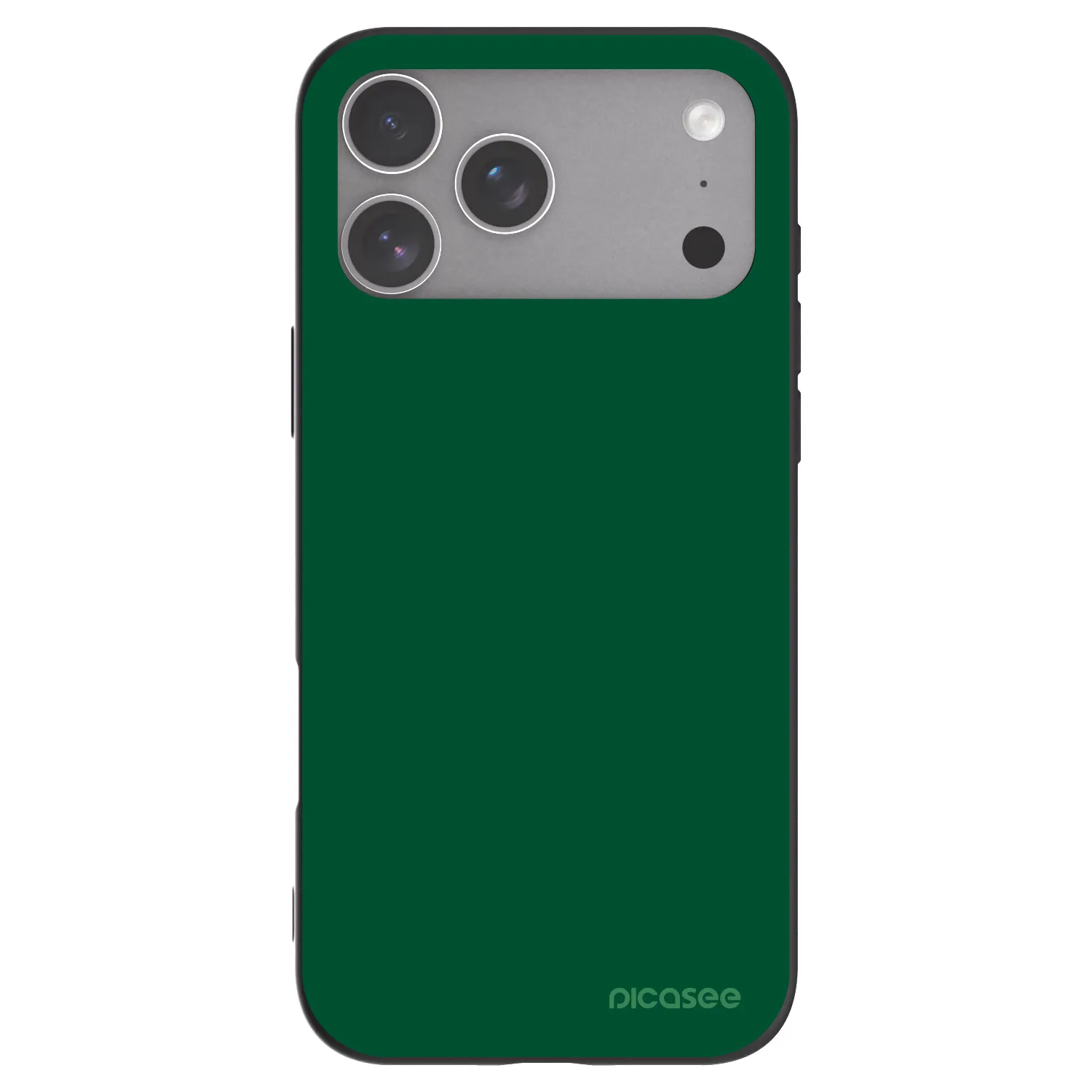 Picasee silikonový černý obal pro Apple iPhone 18 Pro Max - Green Gleam
