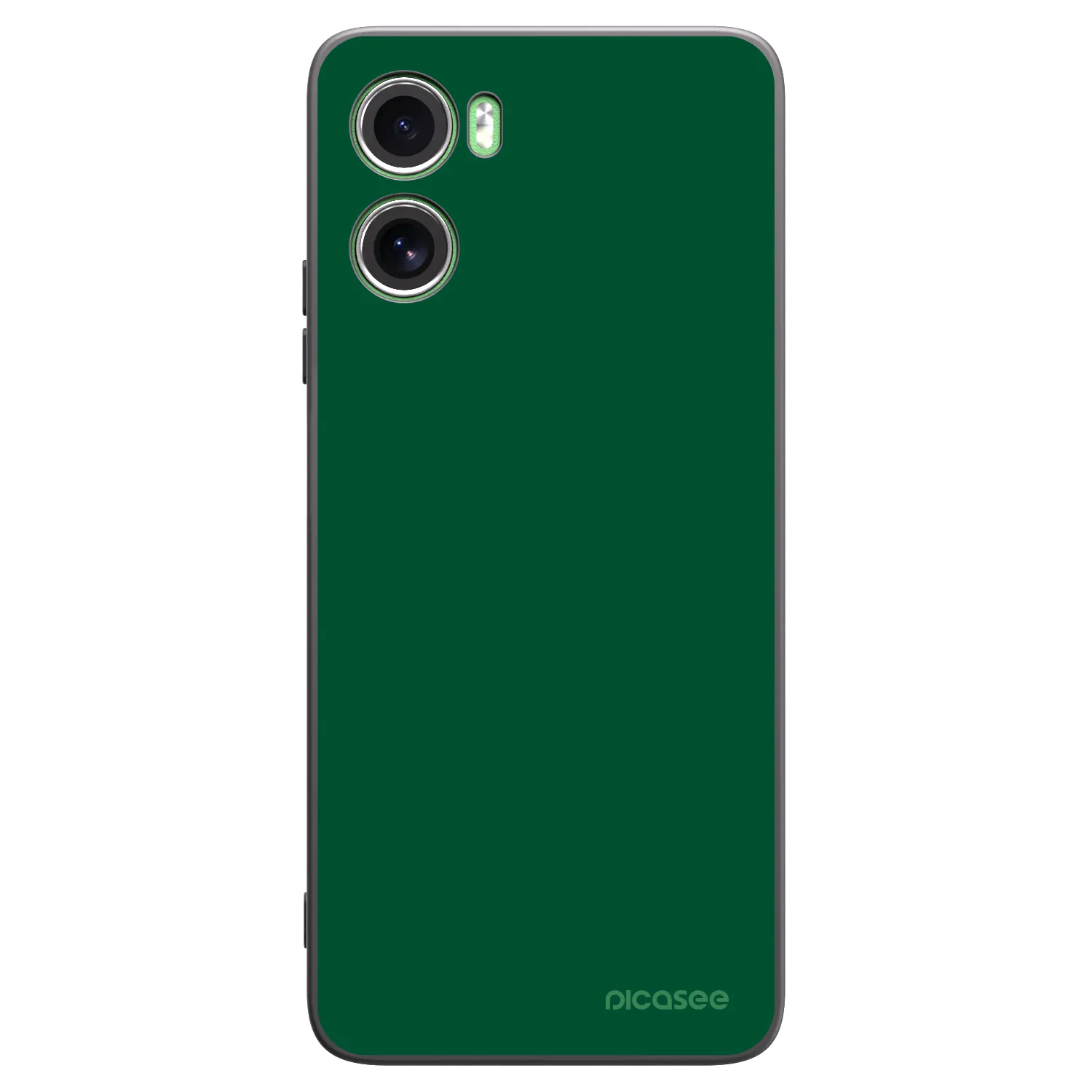 Picasee silikonový černý obal pro Motorola Moto G06 - Green Gleam