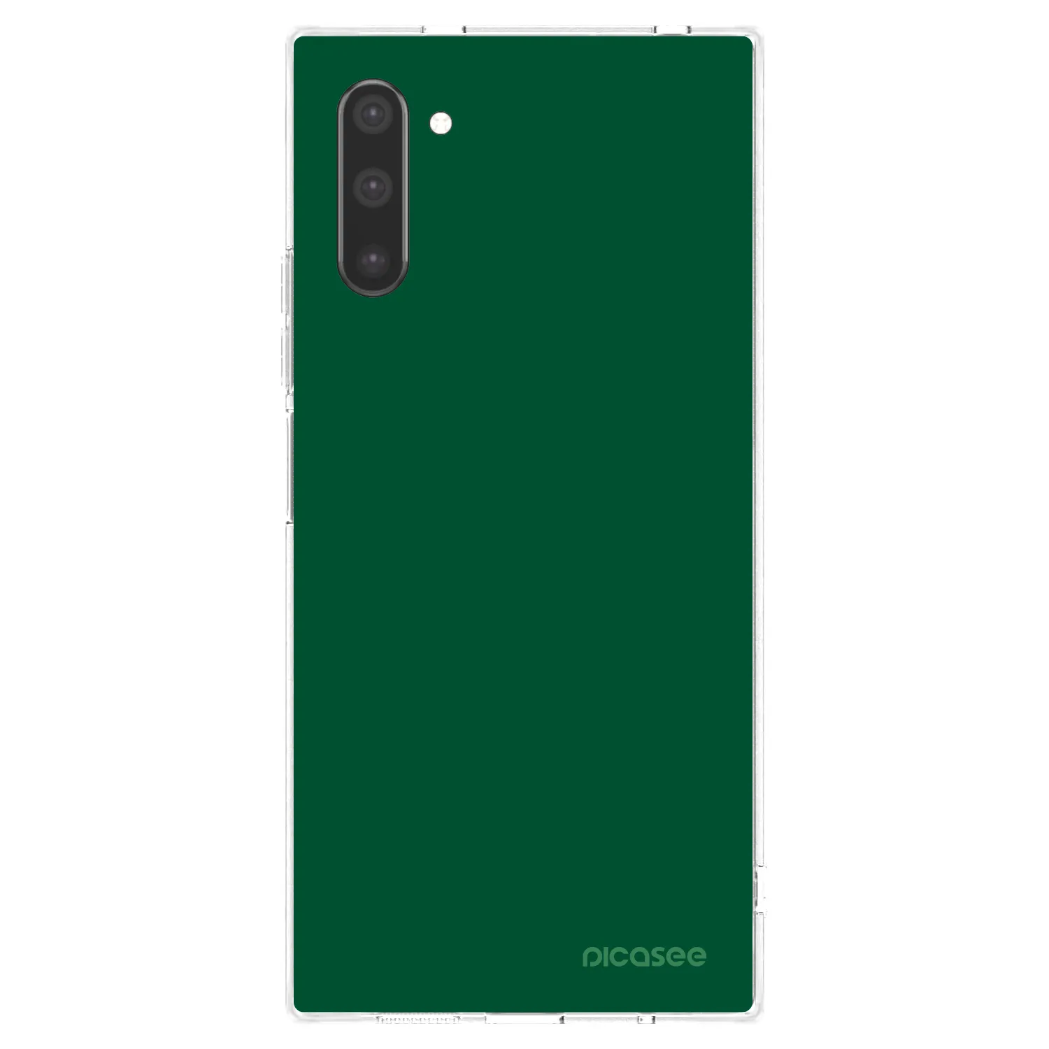 Picasee silikonový průhledný obal pro Samsung Galaxy Note 10 N970F - Green Gleam
