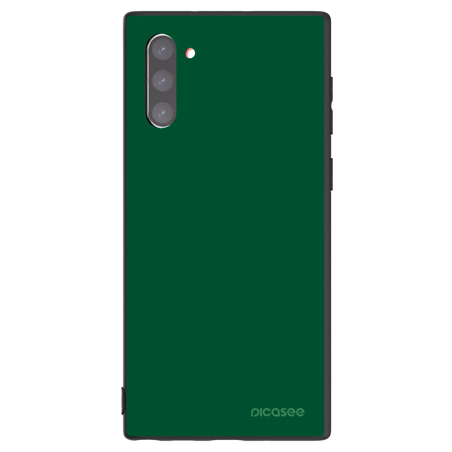 Picasee silikonový černý obal pro Samsung Galaxy Note 10 N970F - Green Gleam