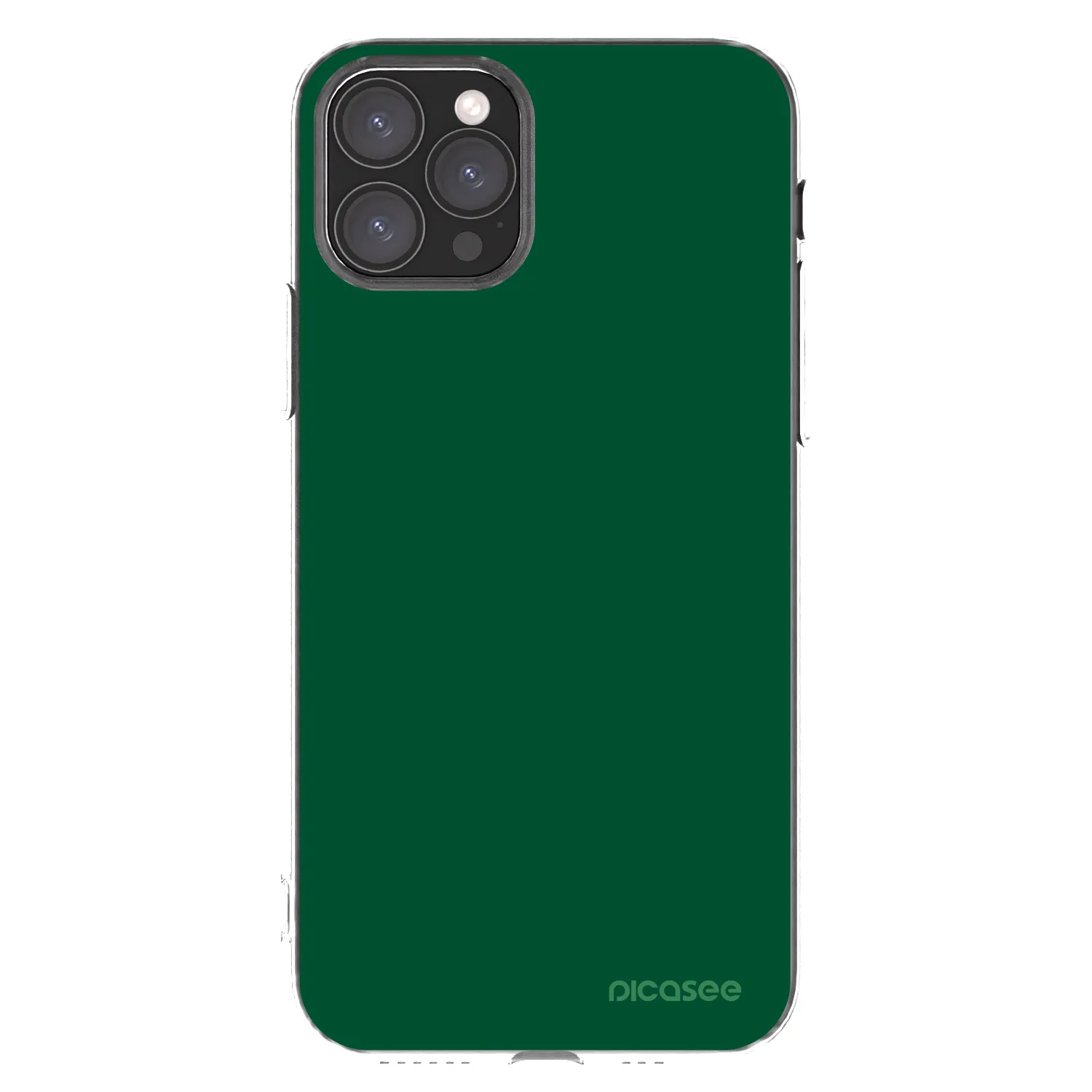 Picasee silikonový průhledný obal pro Apple iPhone 11 Pro - Green Gleam