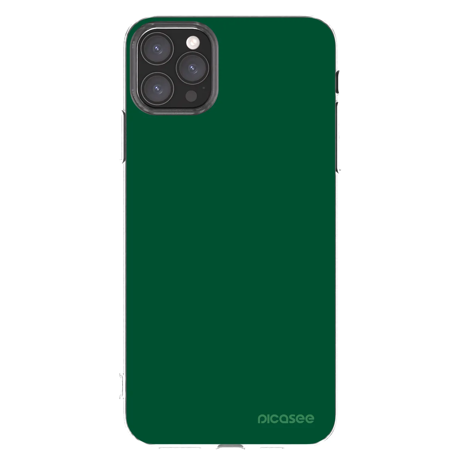 Picasee silikonový průhledný obal pro Apple iPhone 11 Pro Max - Green Gleam