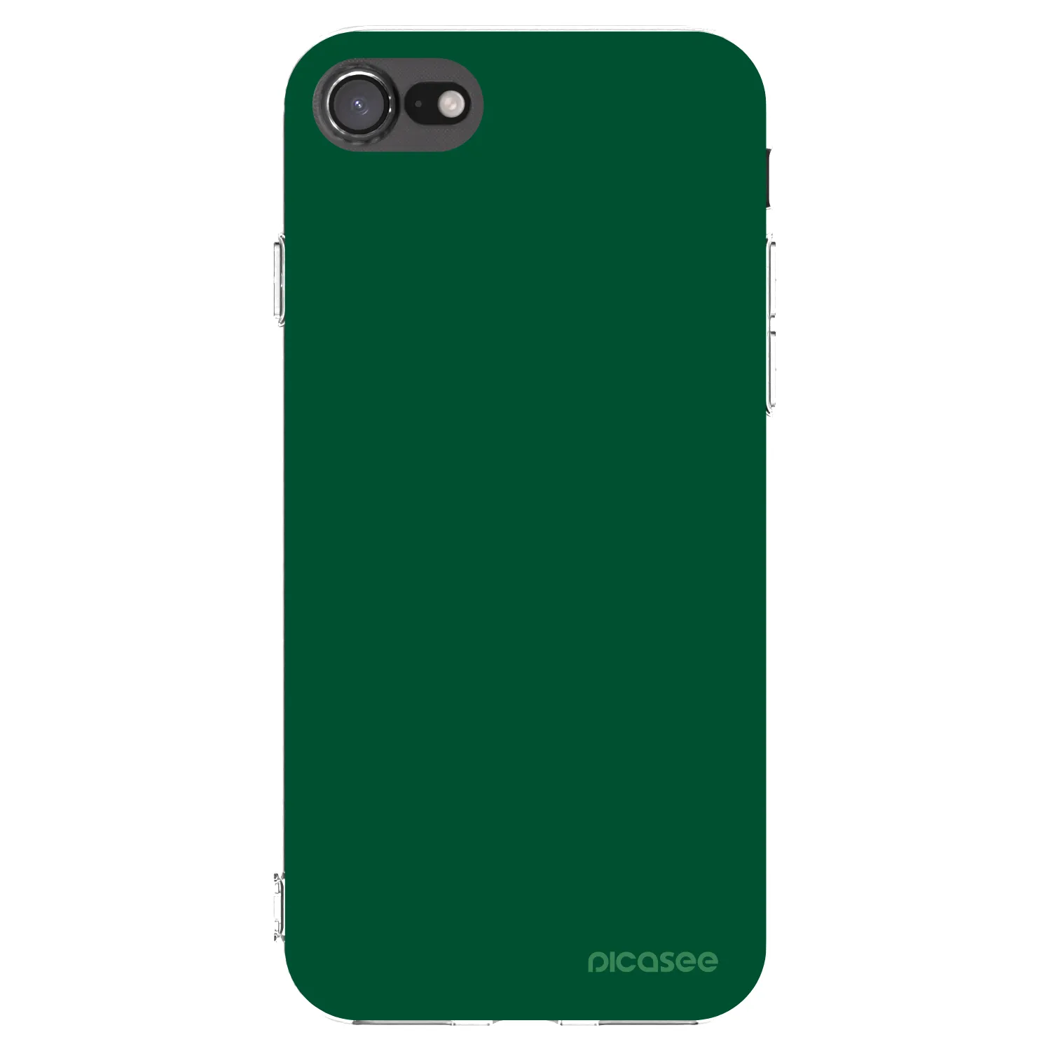 Picasee silikonový průhledný obal pro Apple iPhone 8 - Green Gleam