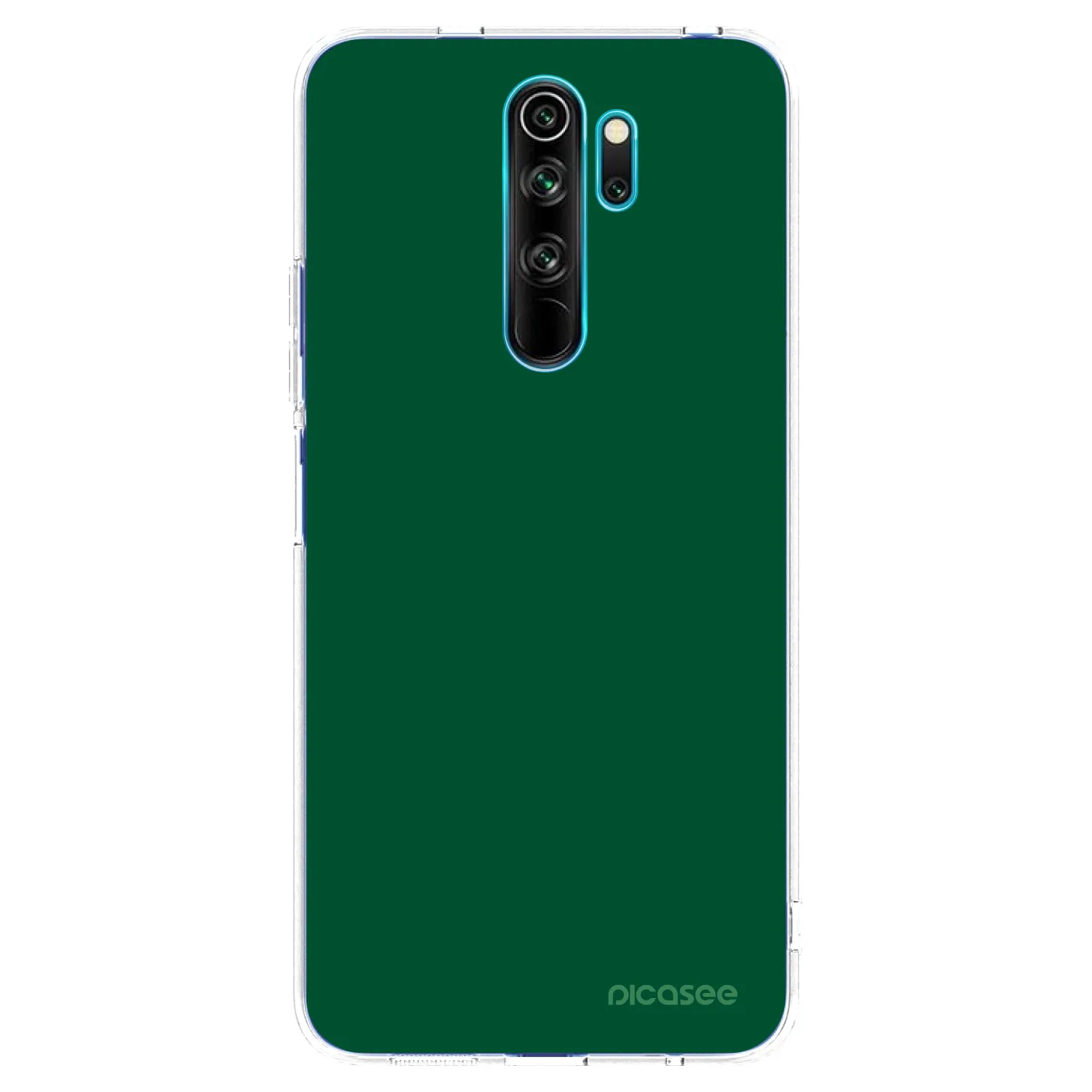 Picasee silikonový průhledný obal pro Xiaomi Redmi Note 8 Pro - Green Gleam