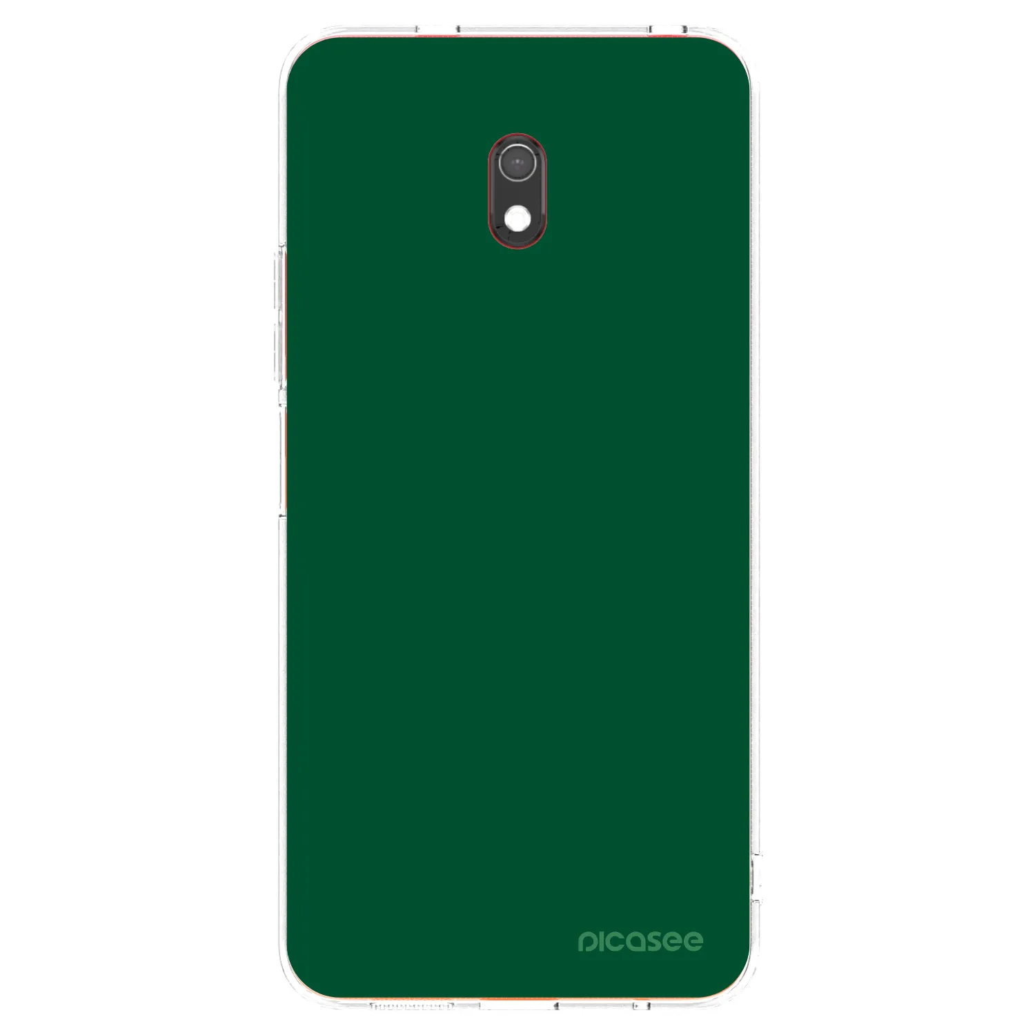 Picasee silikonový průhledný obal pro Xiaomi Redmi 8A - Green Gleam