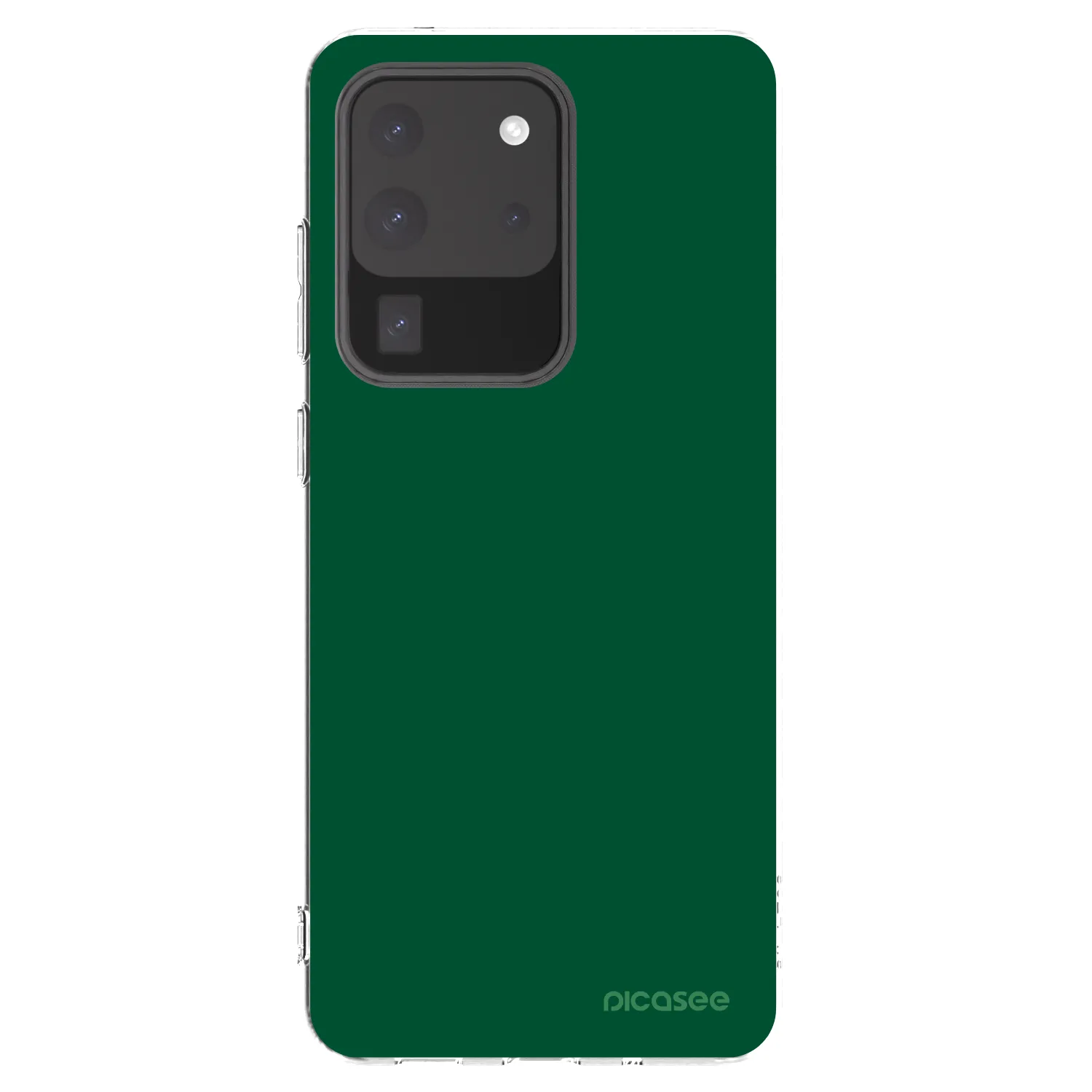 Picasee silikonový průhledný obal pro Samsung Galaxy S20 Ultra 5G G988F - Green Gleam
