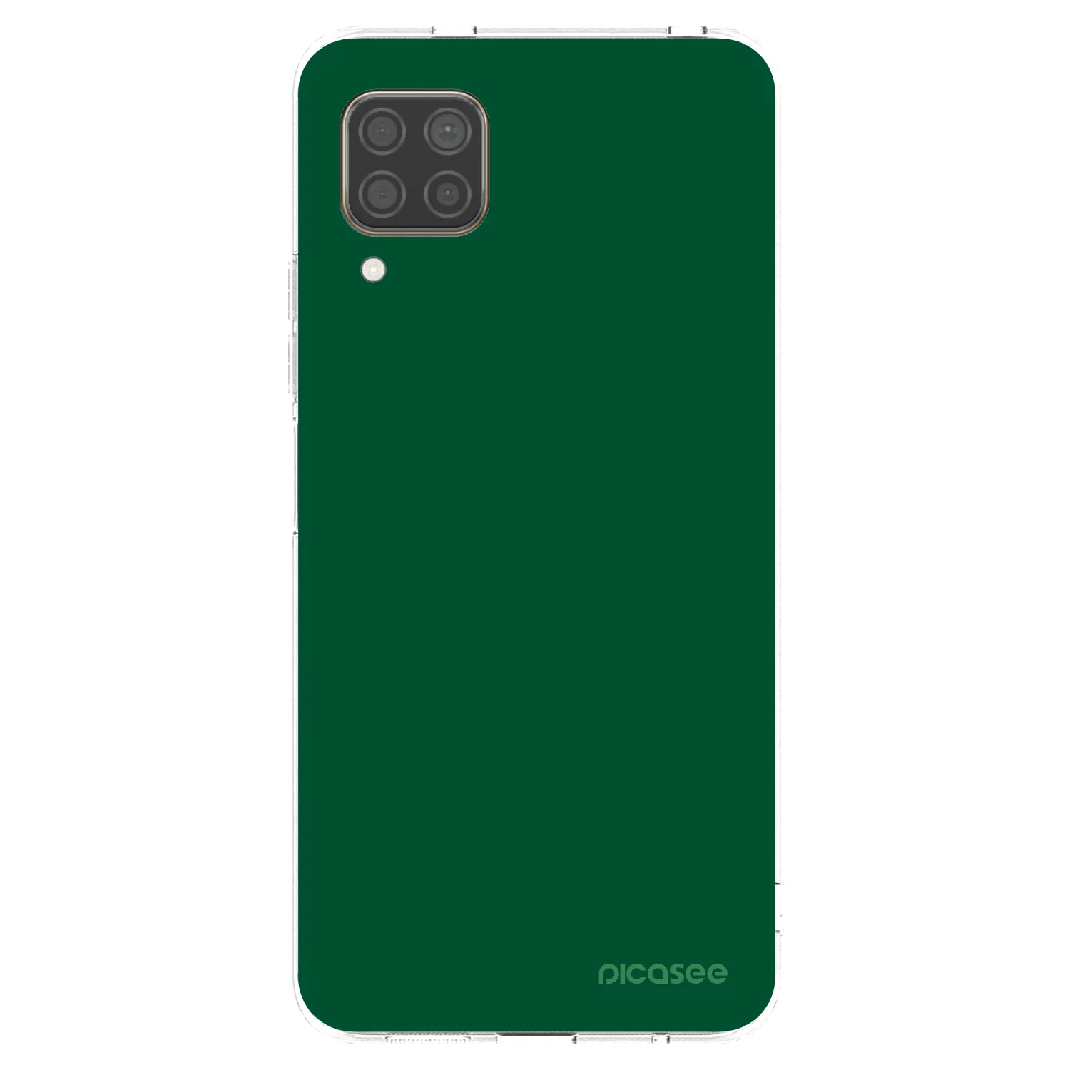 Picasee silikonový průhledný obal pro Huawei P40 Lite - Green Gleam