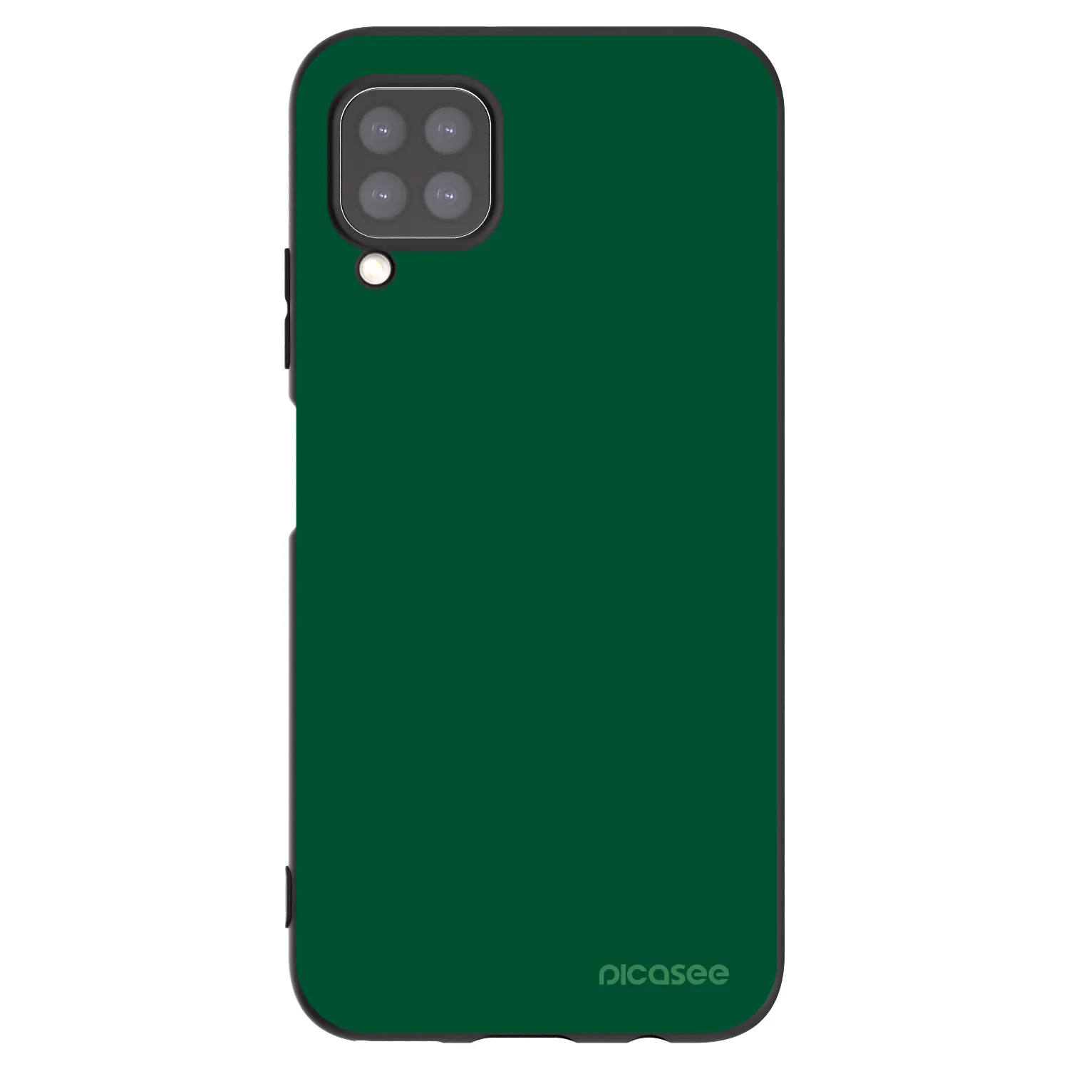 Picasee silikonový černý obal pro Huawei P40 Lite - Green Gleam