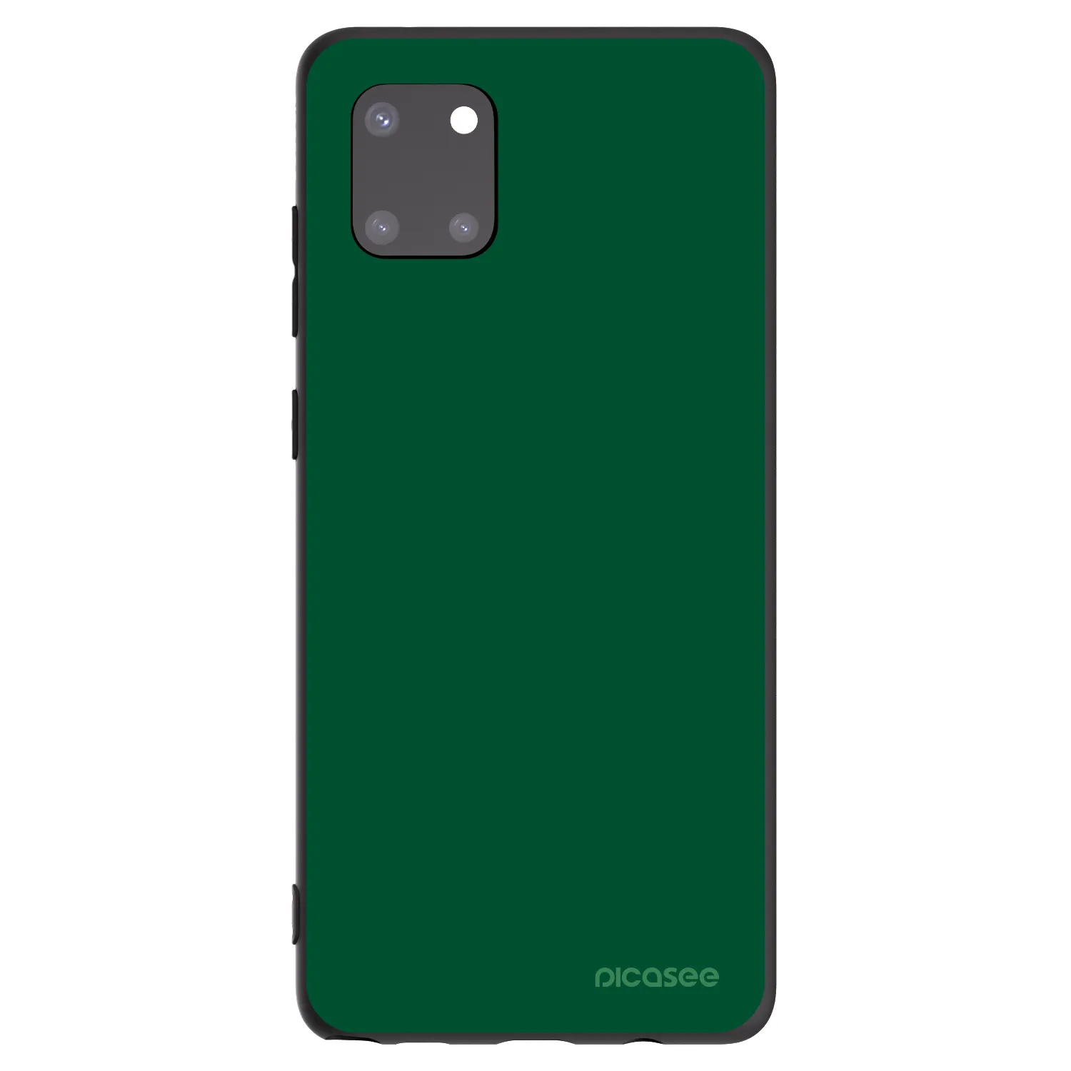 Picasee silikonový černý obal pro Samsung Galaxy Note 10 Lite N770F - Green Gleam