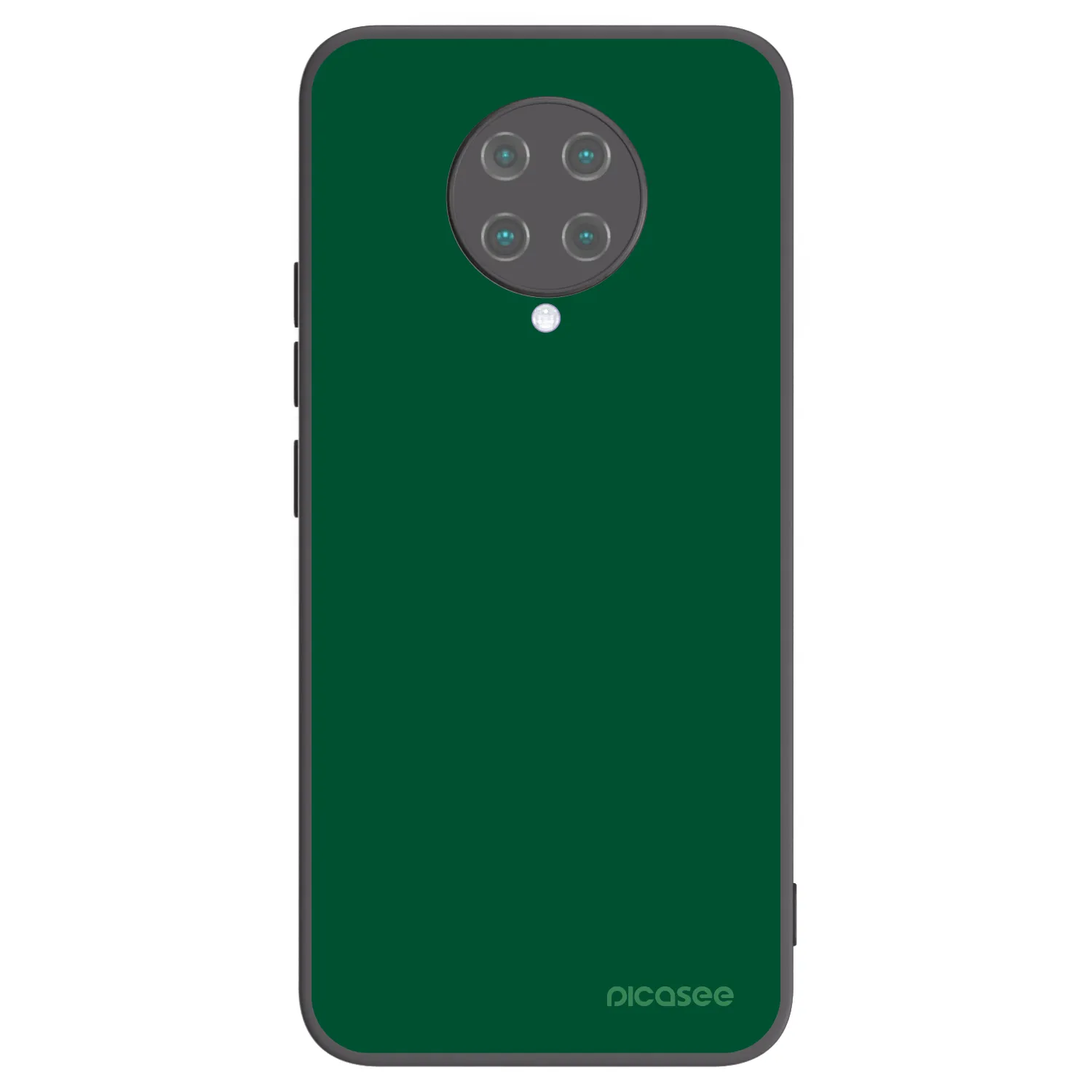 Picasee silikonový černý obal pro Xiaomi Poco F2 Pro - Green Gleam