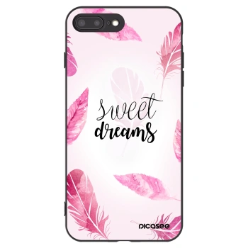 Picasee silikonový černý obal pro Apple iPhone 8 Plus - Sladké sny