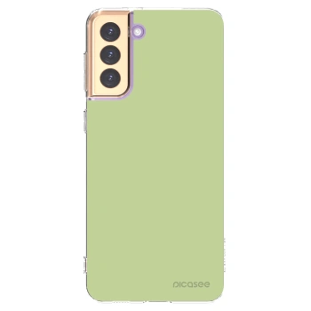 Picasee silikonový průhledný obal pro Samsung Galaxy S21+ 5G G996F - Heavenly Hints