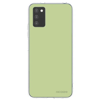 Picasee silikonový průhledný obal pro Samsung Galaxy A02s A025G - Heavenly Hints