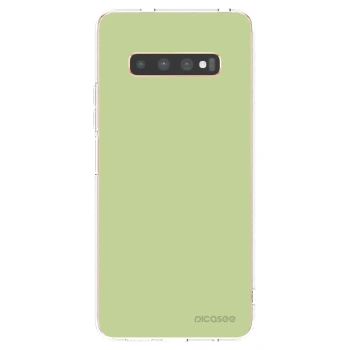 Picasee silikonový průhledný obal pro Samsung Galaxy S10 Plus G975 - Heavenly Hints