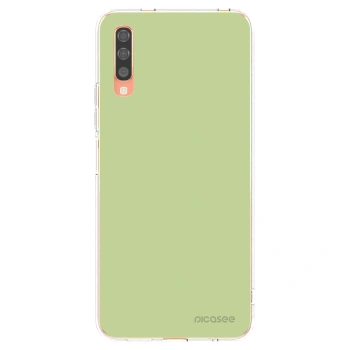 Picasee silikonový průhledný obal pro Samsung Galaxy A70 A705F - Heavenly Hints