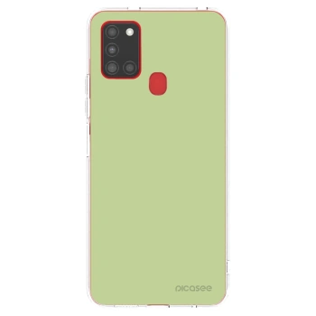 Picasee silikonový průhledný obal pro Samsung Galaxy A21s - Heavenly Hints