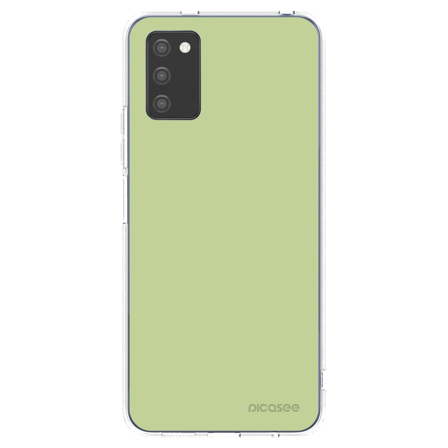 Picasee silikonový průhledný obal pro Samsung Galaxy A02s A025G - Heavenly Hints