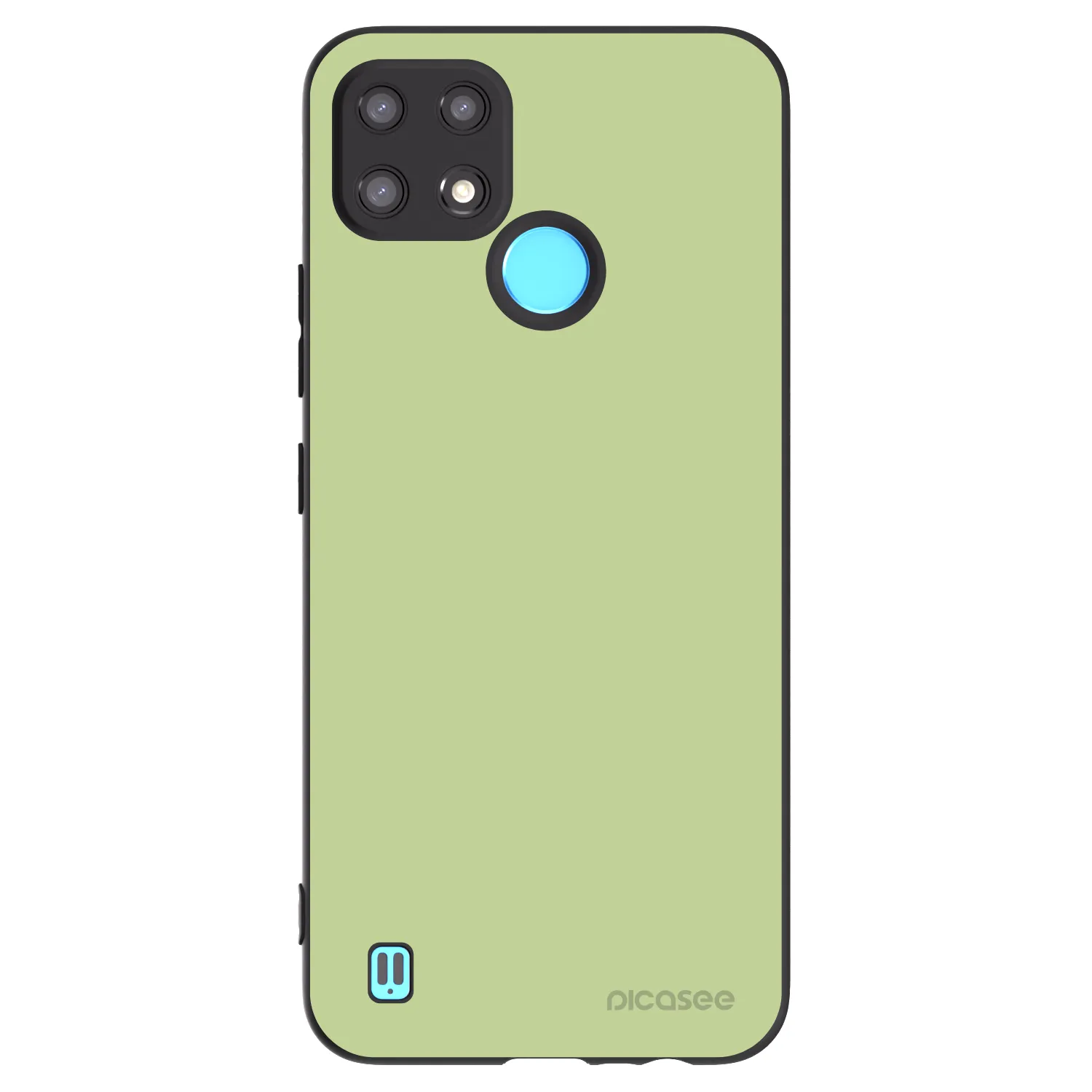 Picasee silikonový černý obal pro Realme C21 - Heavenly Hints