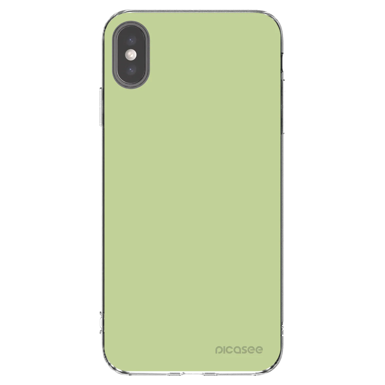 Picasee silikonový průhledný obal pro Apple iPhone XS Max - Heavenly Hints