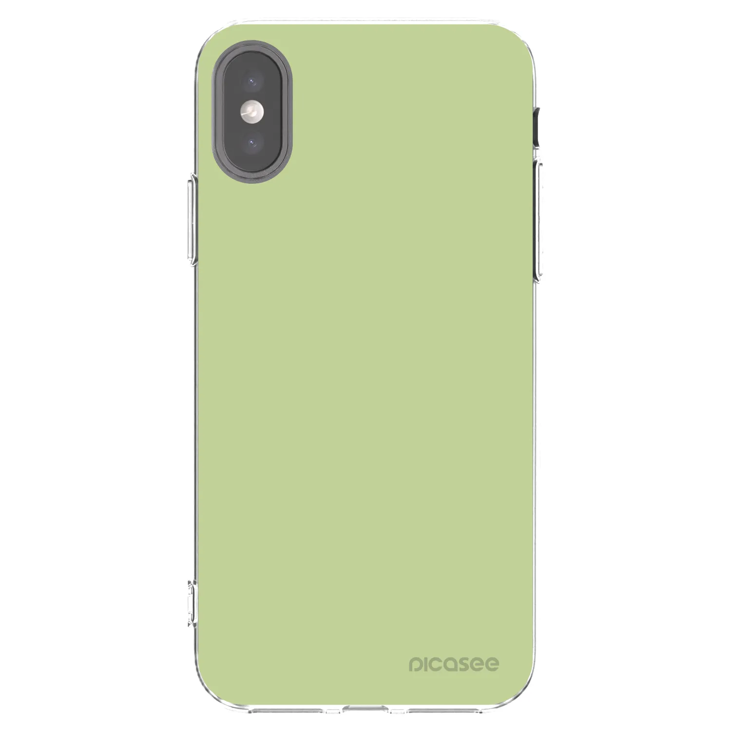 Picasee silikonový průhledný obal pro Apple iPhone X/XS - Heavenly Hints