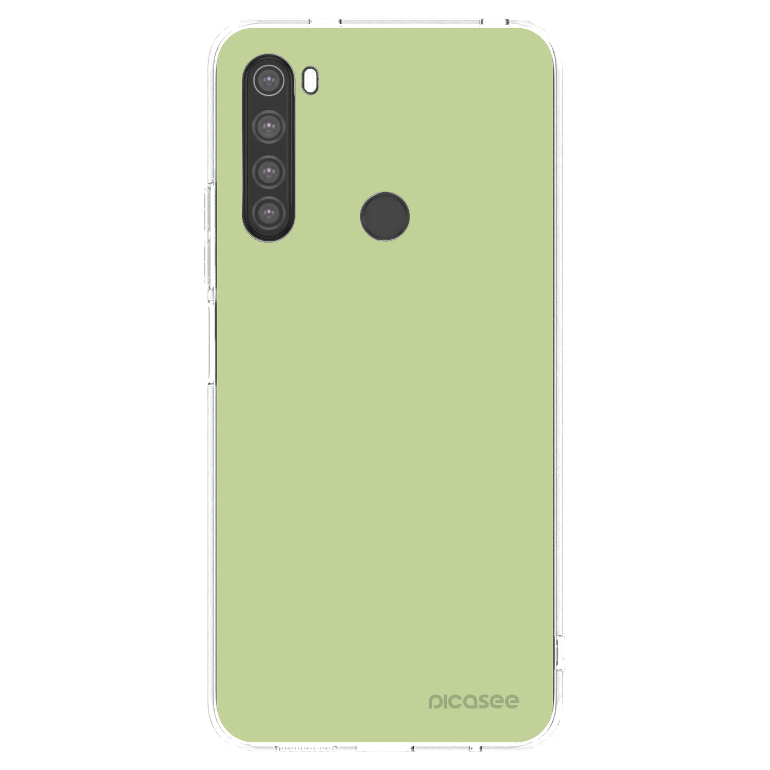Picasee silikonový průhledný obal pro Xiaomi Redmi Note 8 - Heavenly Hints