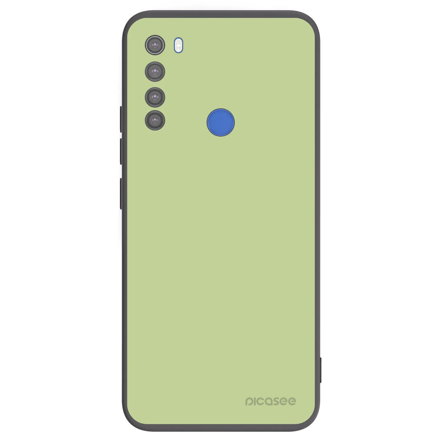 Picasee silikonový černý obal pro Xiaomi Redmi Note 8T - Heavenly Hints