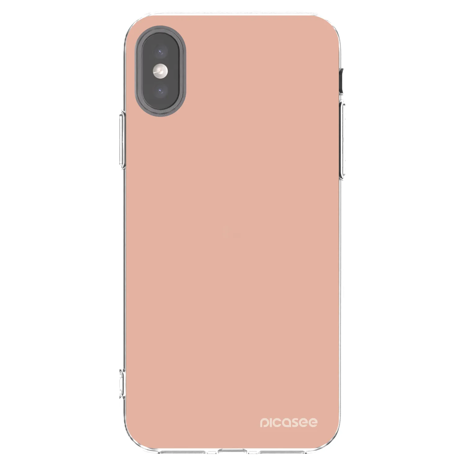 Picasee silikonový průhledný obal pro Apple iPhone X/XS - Lullaby