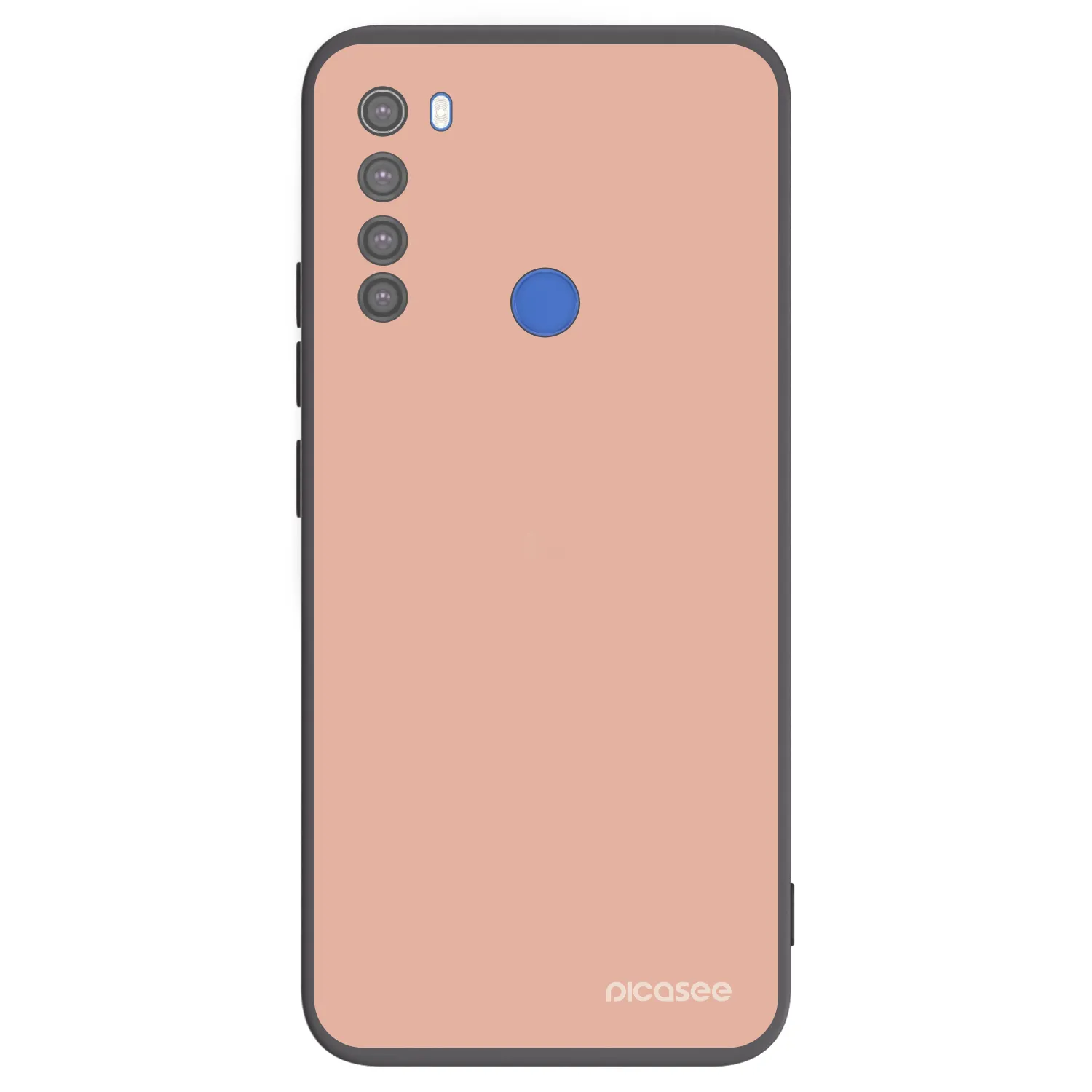 Picasee silikonový černý obal pro Xiaomi Redmi Note 8T - Lullaby